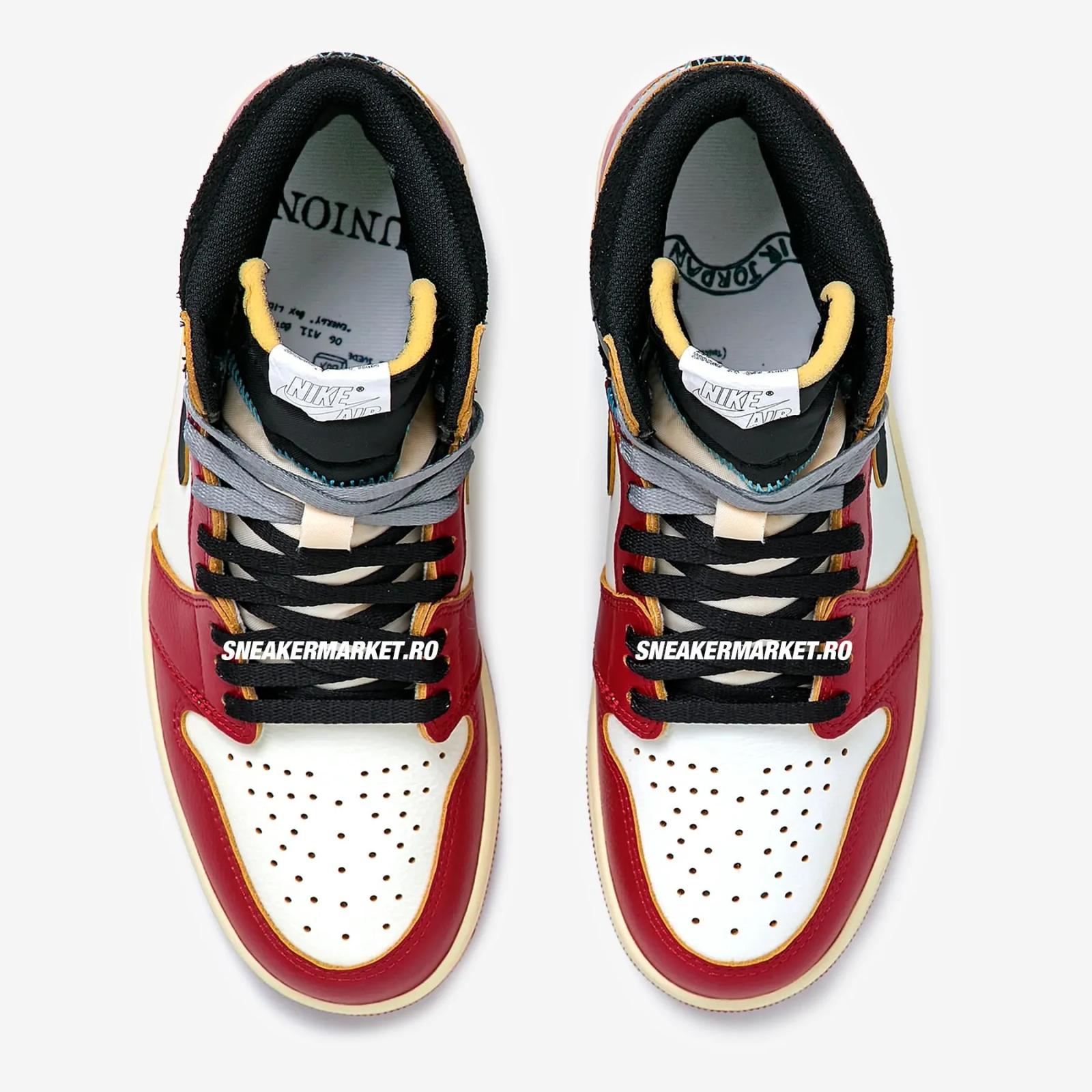 Union x Air Jordan 1 Retro High OG SP GH Varsity Red HV8563-600