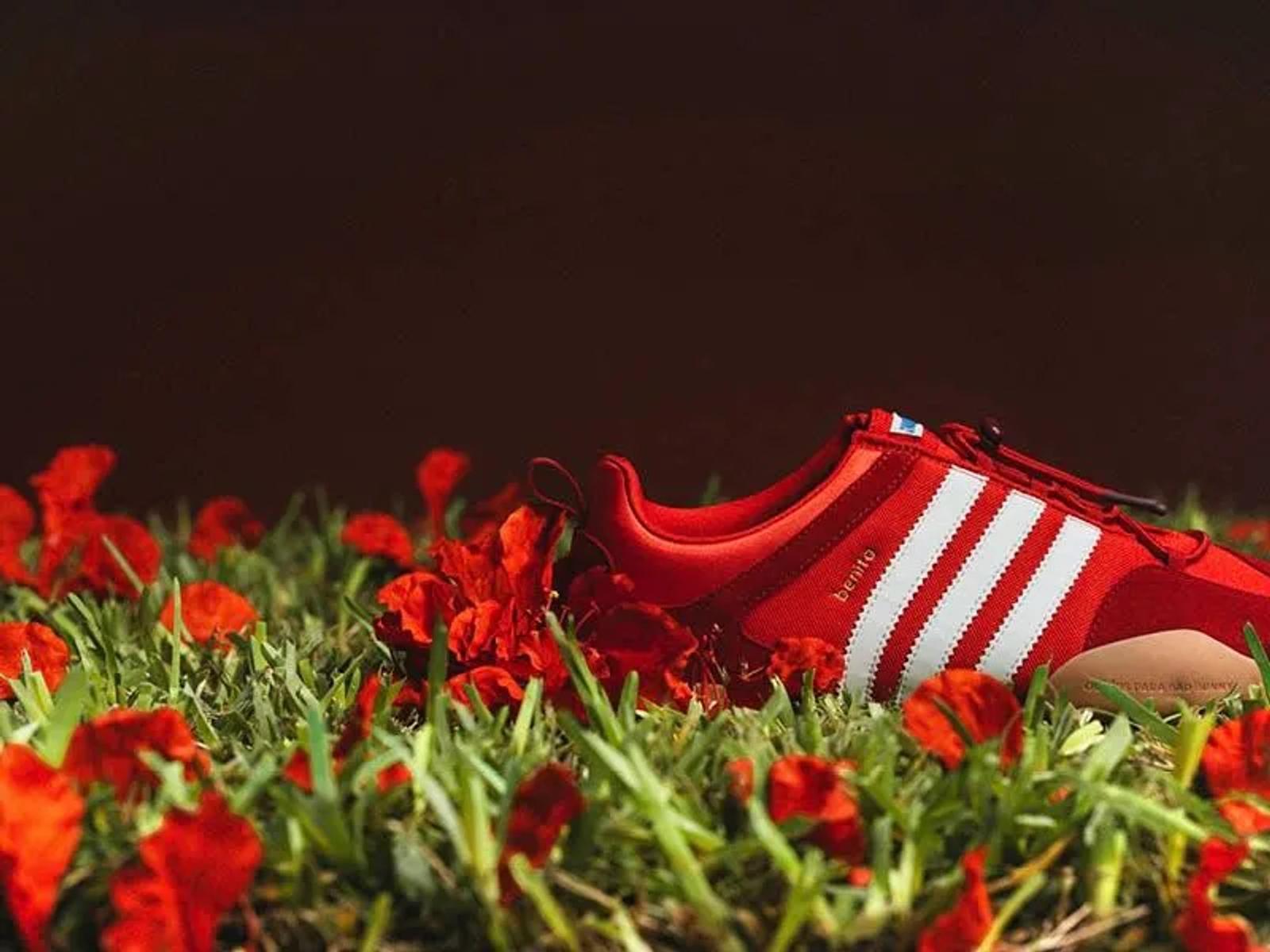 adidas Originals and Bad Bunny Return with the Ballerina in Vivid Red
