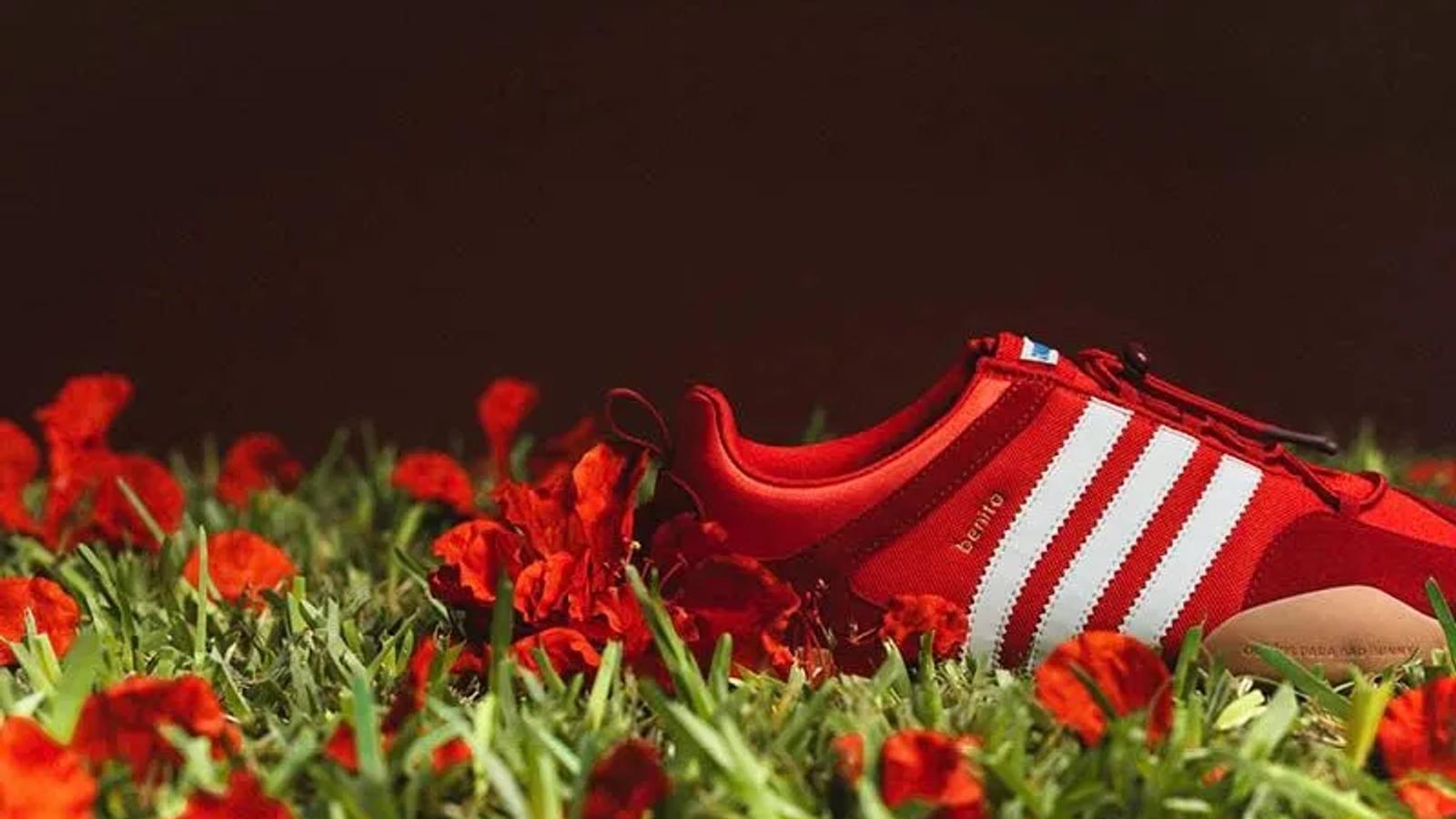 adidas Originals and Bad Bunny Return with the Ballerina in Vivid Red