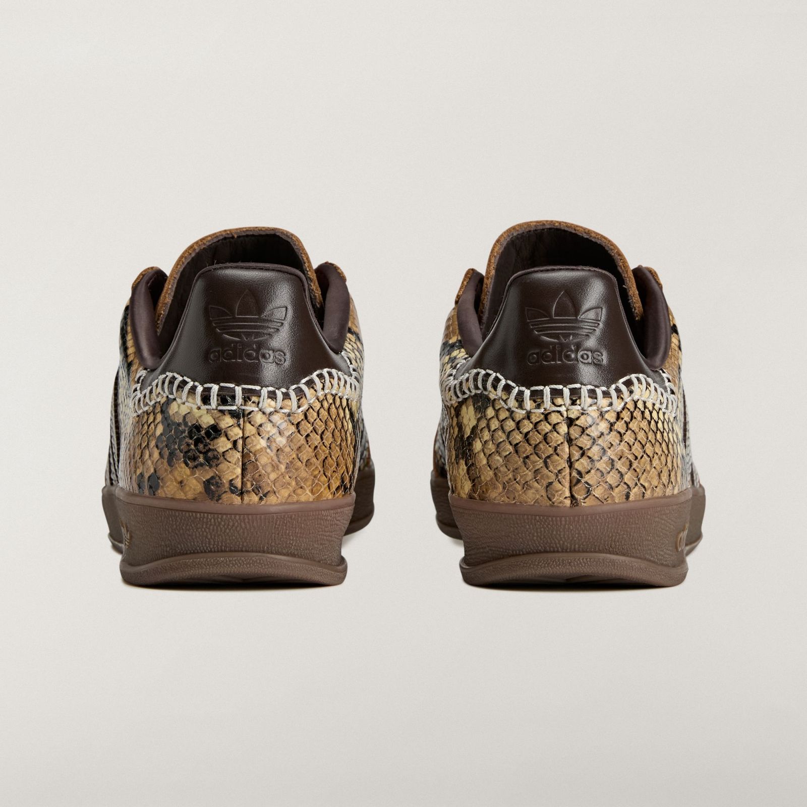 Wales Bonner x adidas Gazelle Indoor "Snakeskin" drops April 17th, 2026