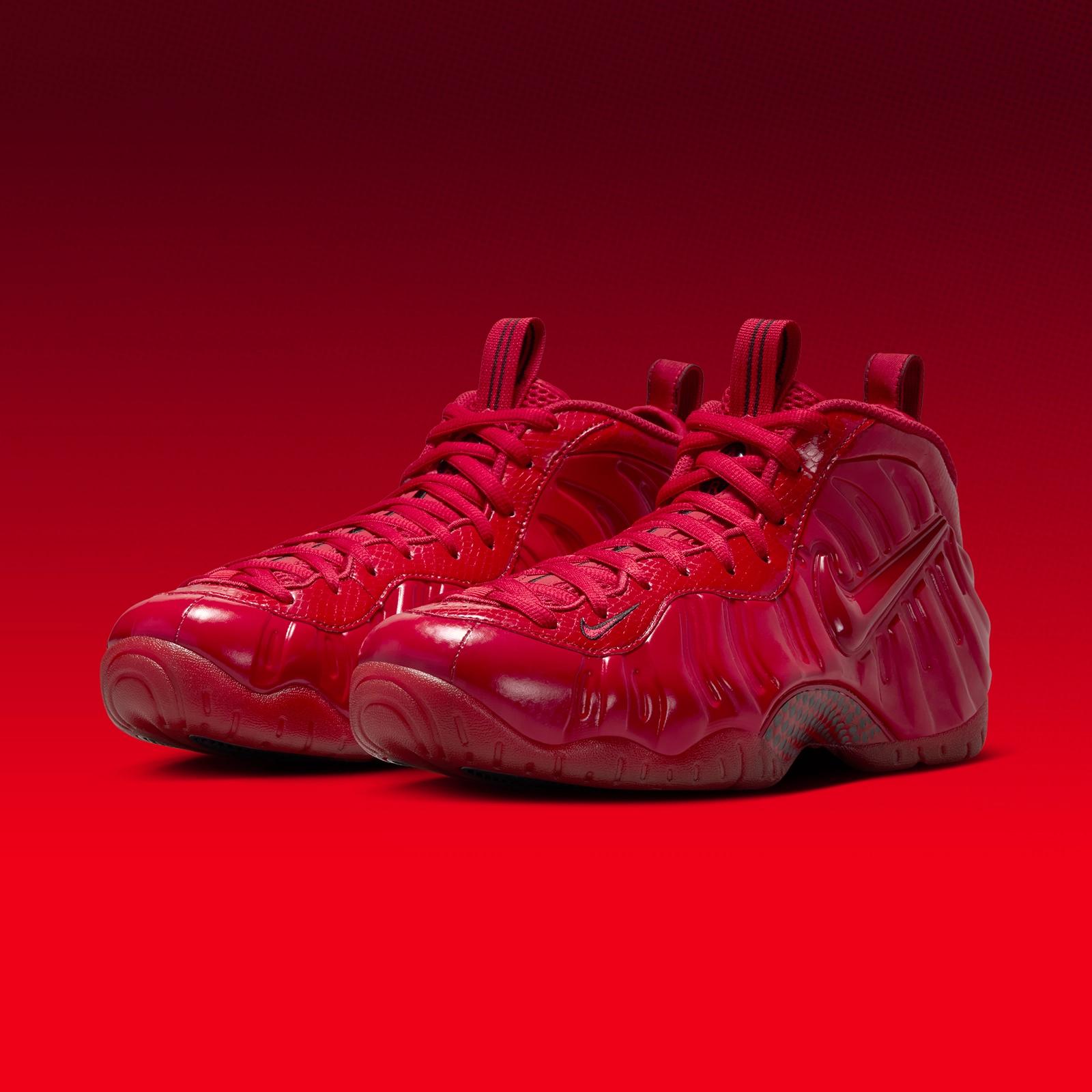 Nike Air Foamposite Pro “Gym Red & Black” releasing in 2026