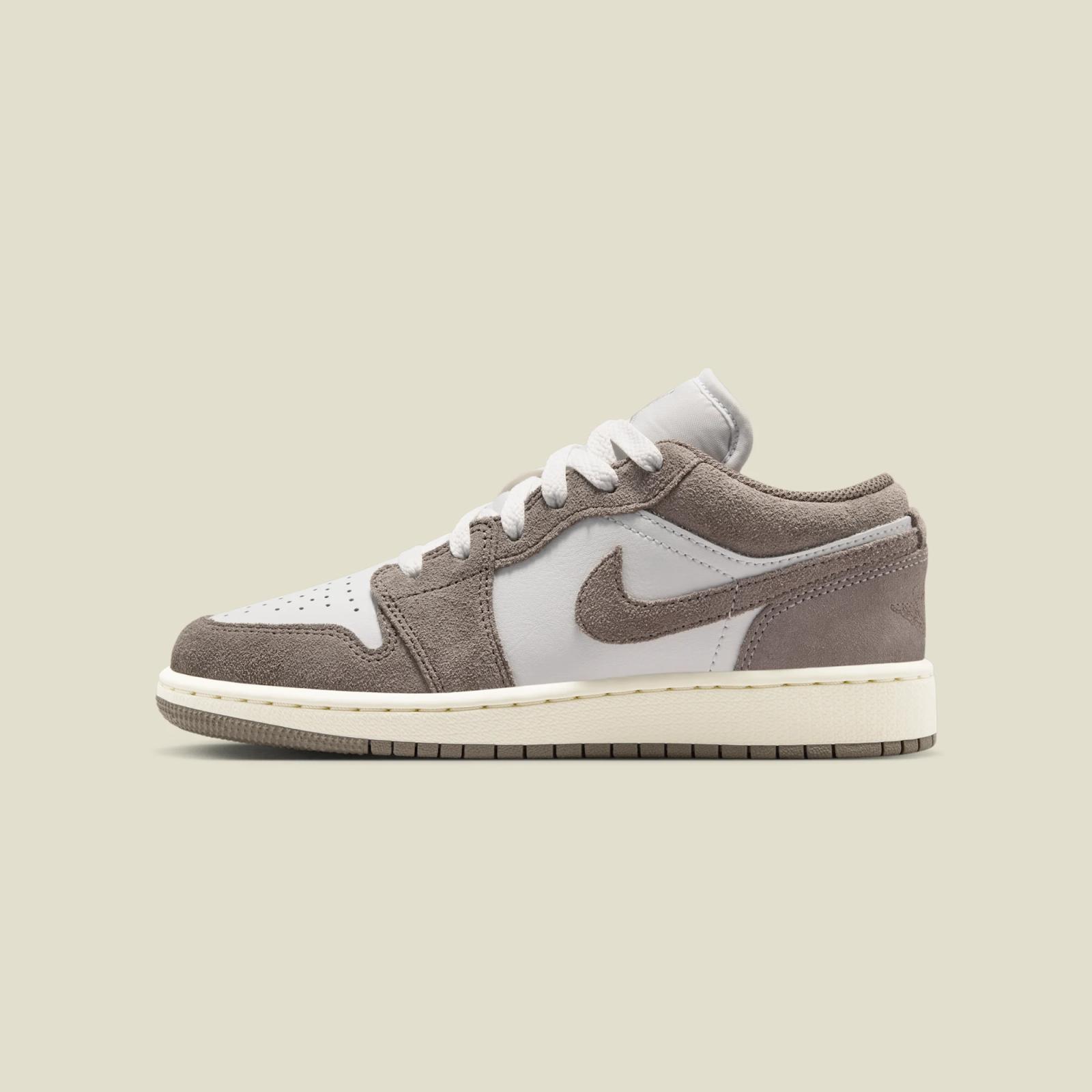 Air Jordan 1 Low GS "Olive Grey" drops April 1st, 2026