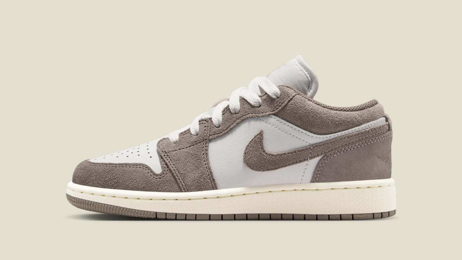 Air Jordan 1 Low GS "Olive Grey" drops April 1st, 2026