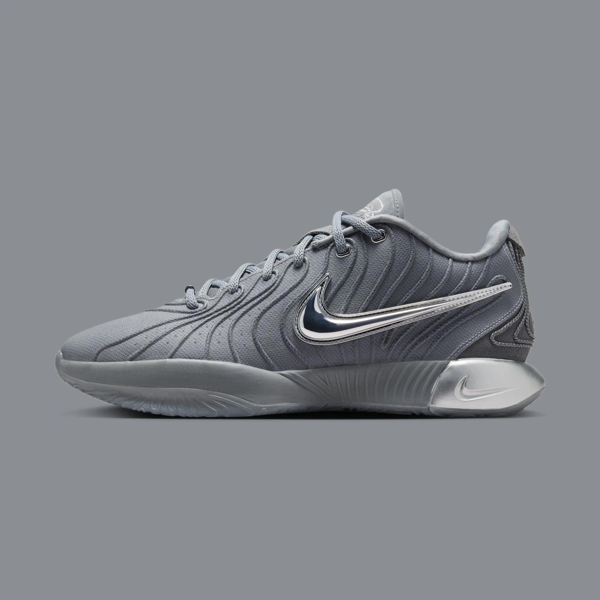 Nike LeBron 21 “Cool Grey / Metallic Silver”