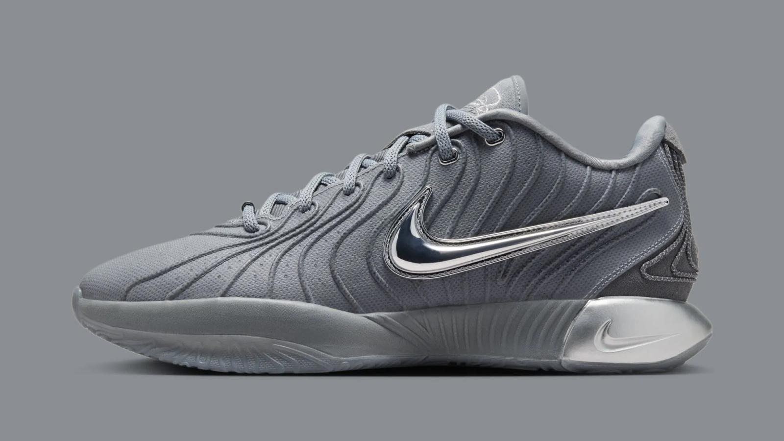 Nike LeBron 21 “Cool Grey / Metallic Silver”