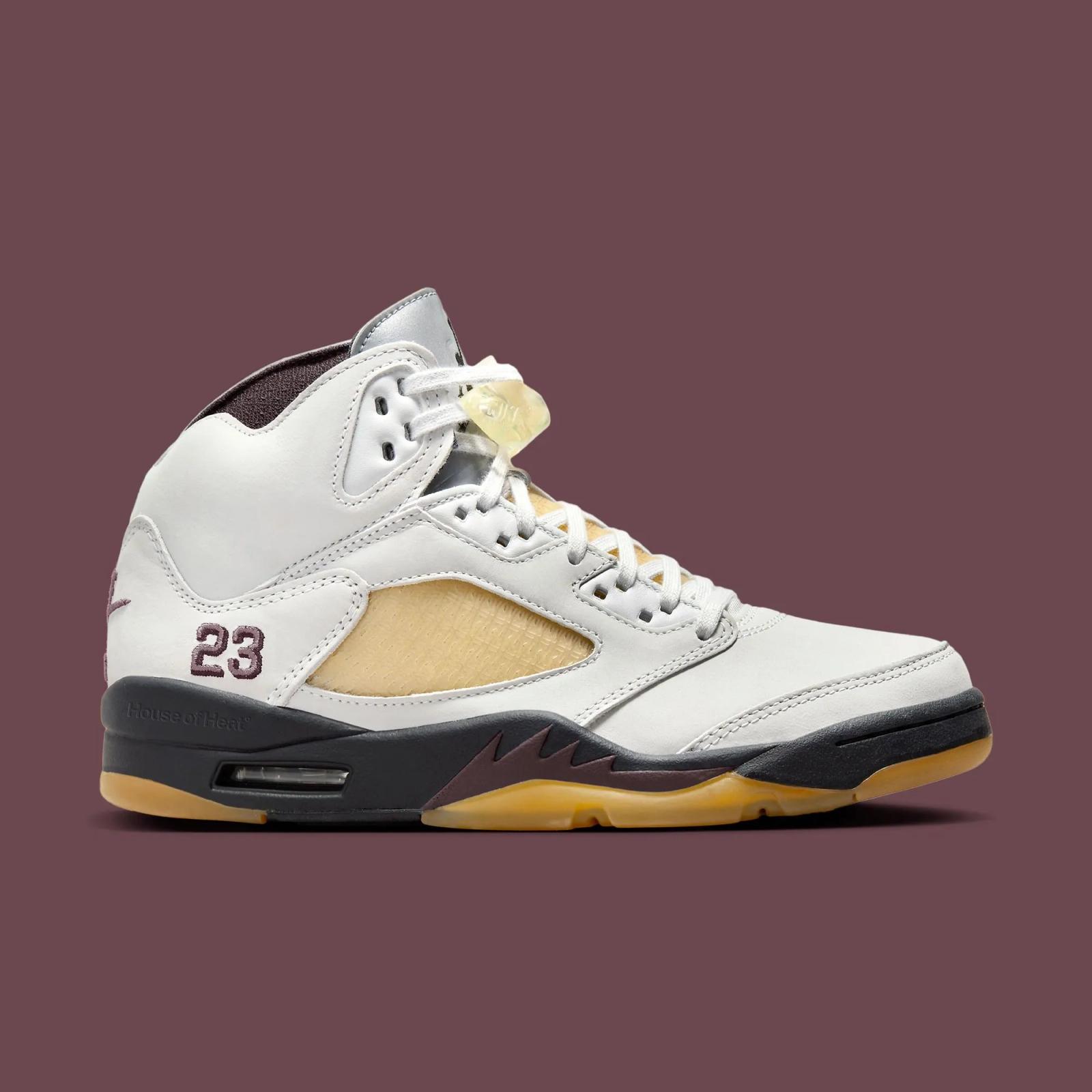 A Ma Maniere x Air Jordan 5 Retro Burgundy Crush IB1528-100