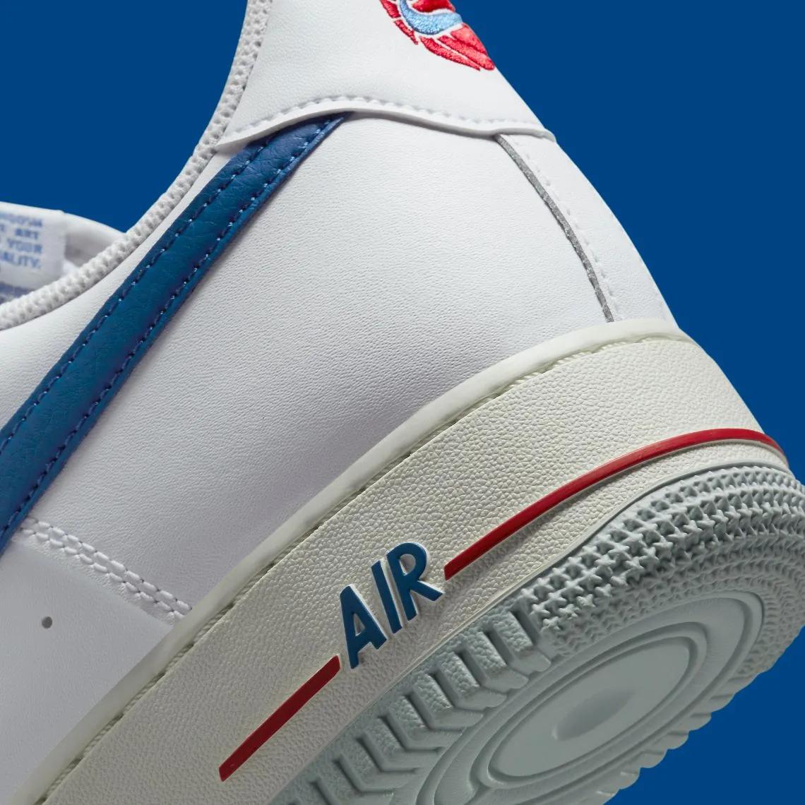 Nike Air Force 1 Low White Blue Red