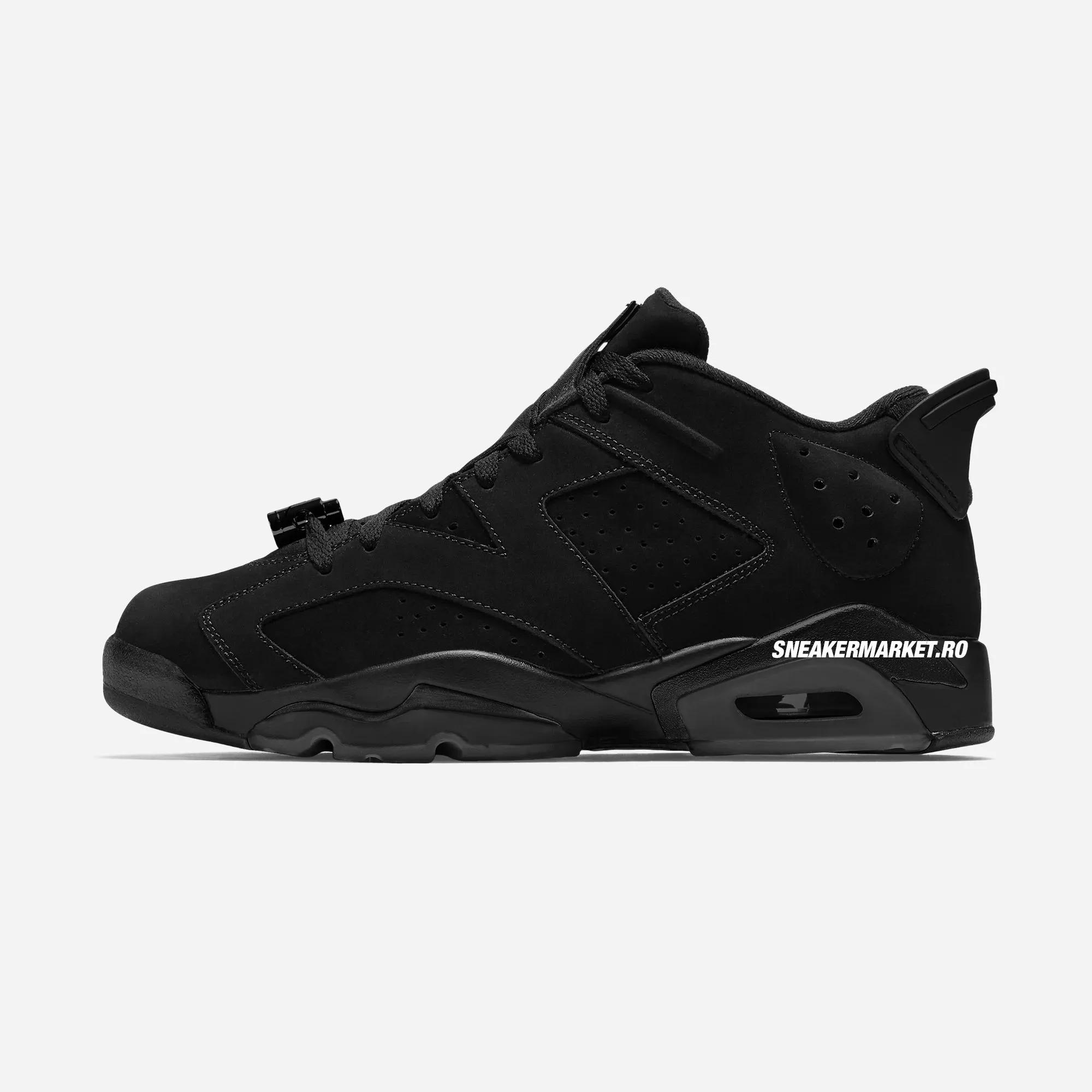Air Jordan 6 Retro Low “Blackout” 2026