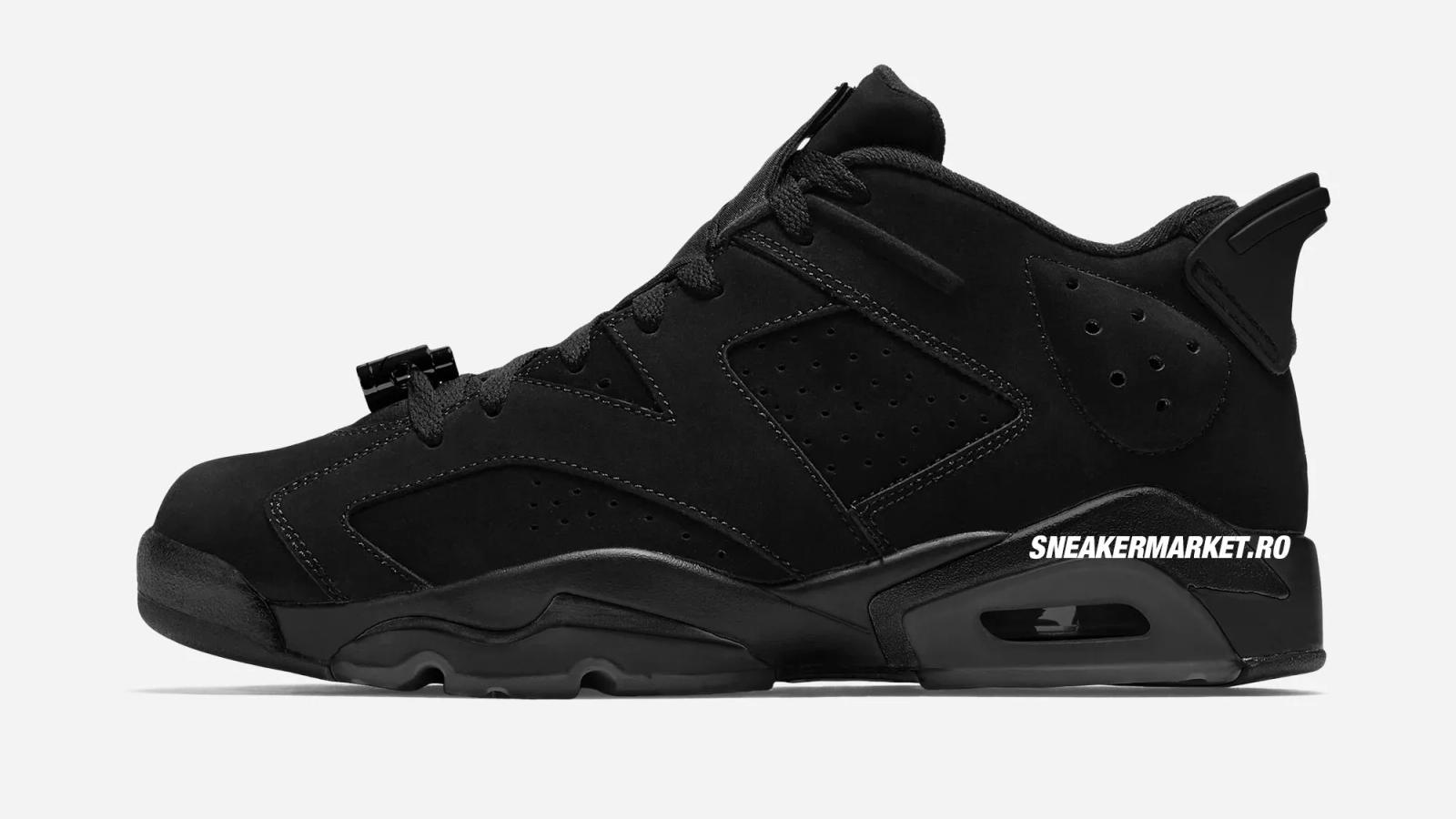 Air Jordan 6 Retro Low “Blackout” 2026