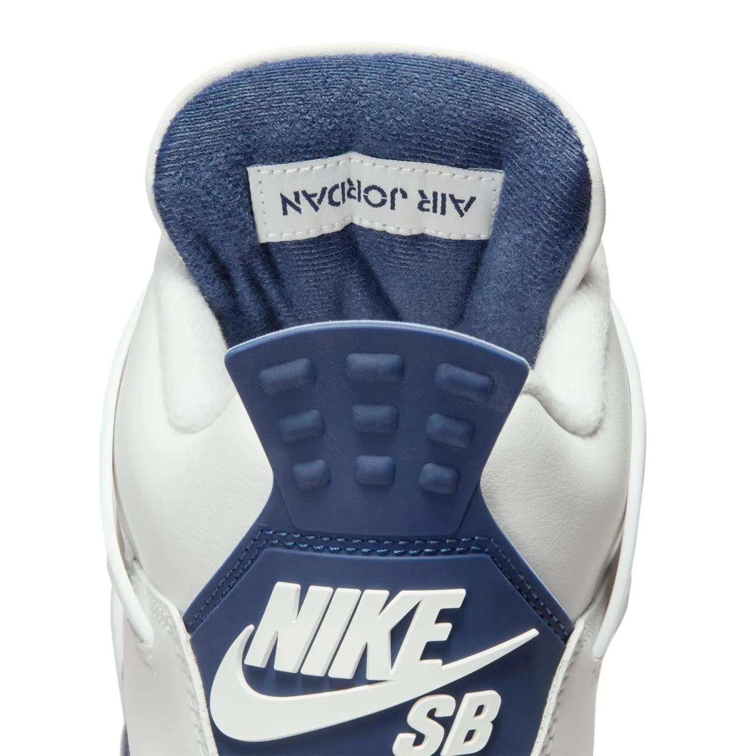 Nike SB x Air Jordan 4 Retro White / Navy DR5415-100 Release Date Europe April 2025