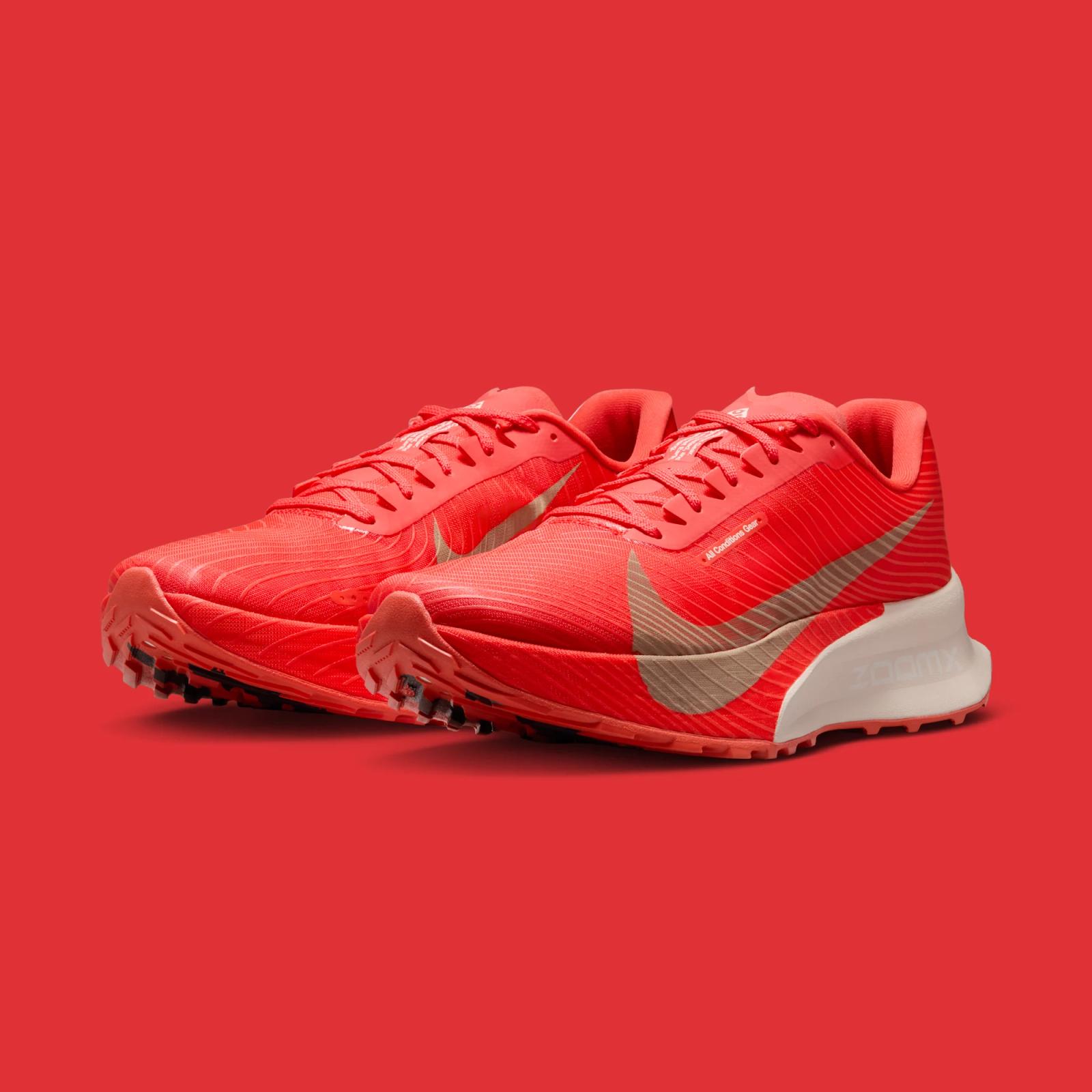 Nike ACG Ultrafly Trail "Light Crimson" drops July 1st, 2026