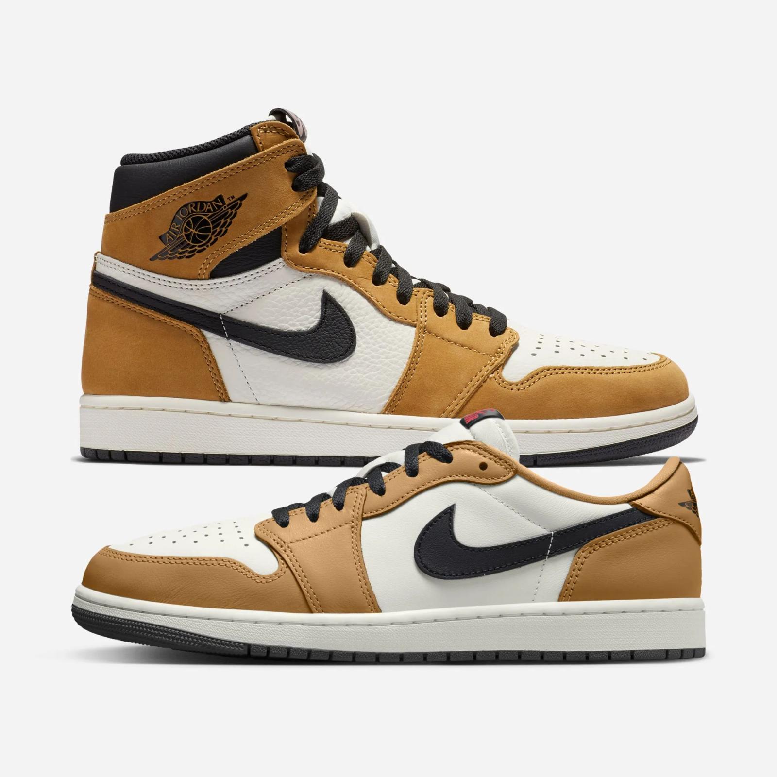 Air Jordan 1 Retro Low OG Rookie Of The Year CZ0790-107 (2025) vs Air Jordan 1 Retro High OG "Rookie of the Year" 555088-700 (2018)