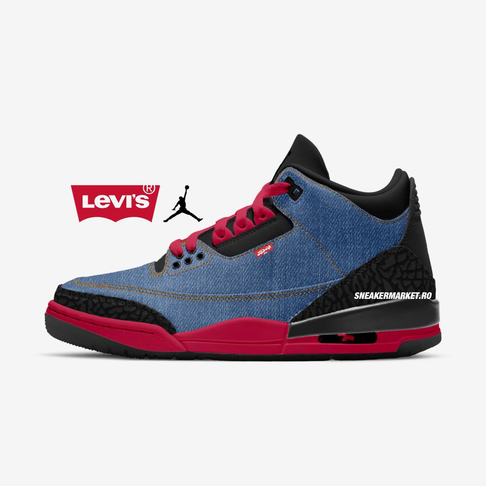 Levi Strauss & Co x Air Jordan 3 Retro “Black” 2026