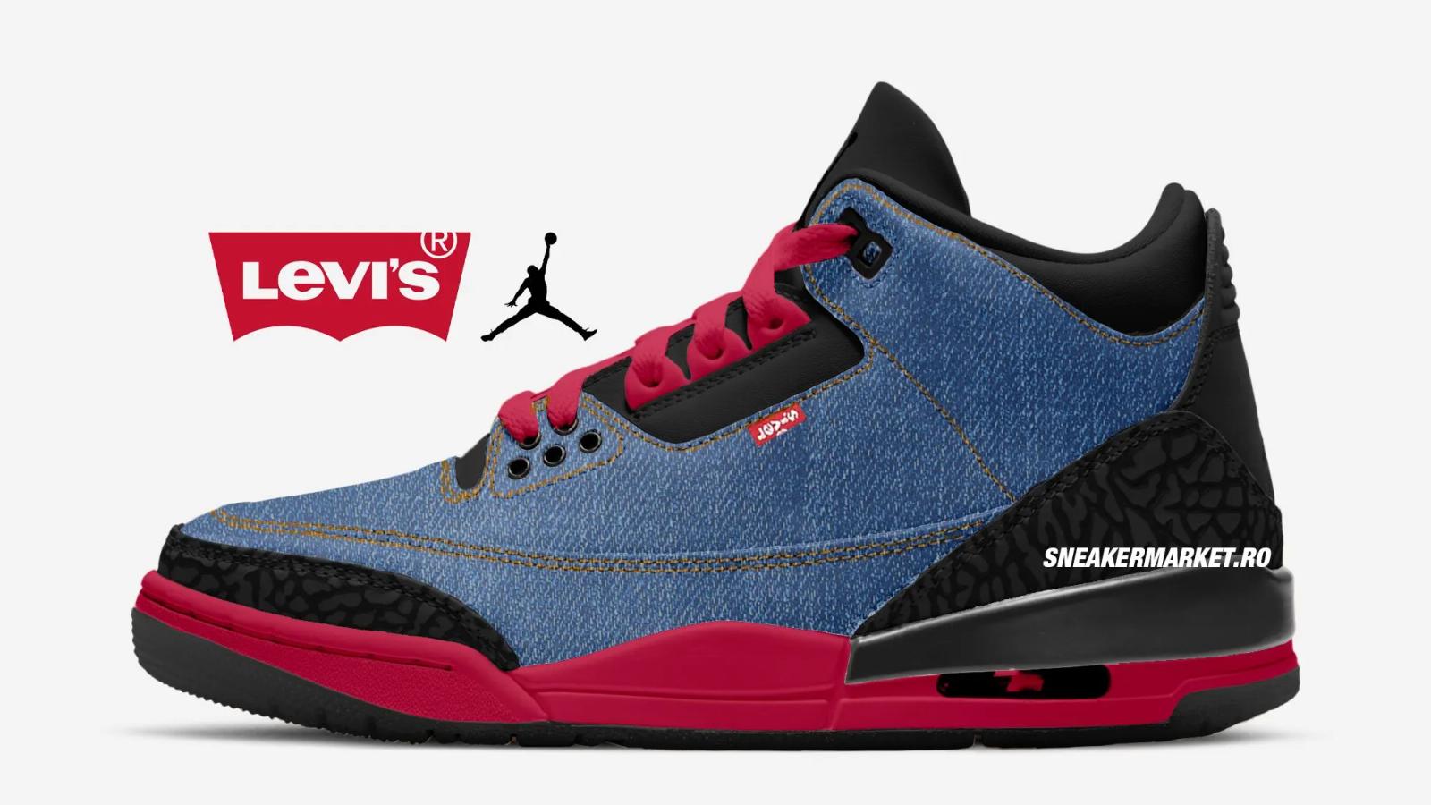 Levi Strauss & Co x Air Jordan 3 Retro “Black” 2026