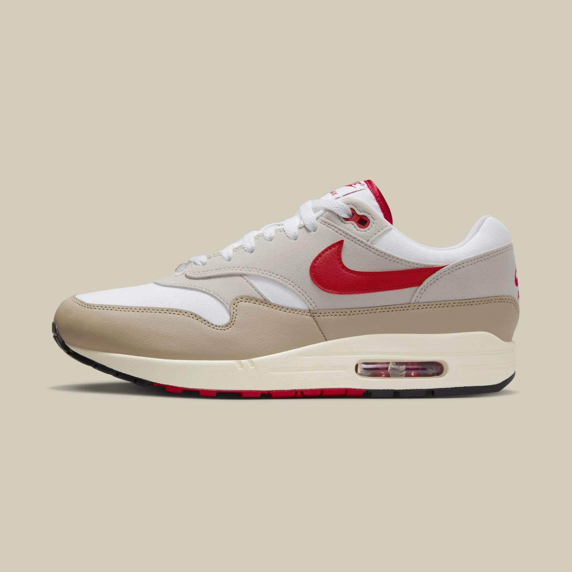 Nike Air Max 1 University Red Limestone Release