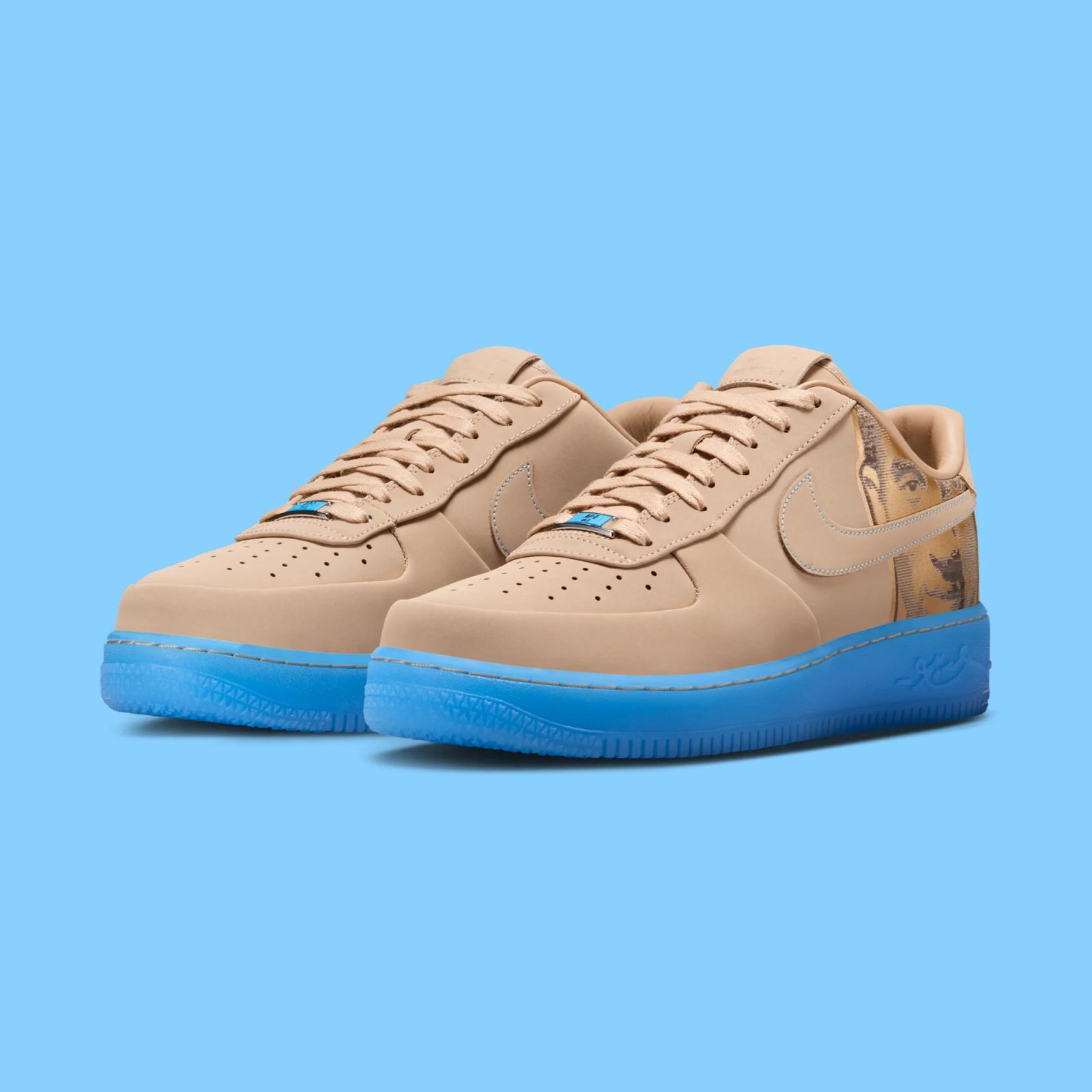 Kobe Bryant x Nike Air Force 1 Low Linen Blue IH1018-200 Release Date 2025