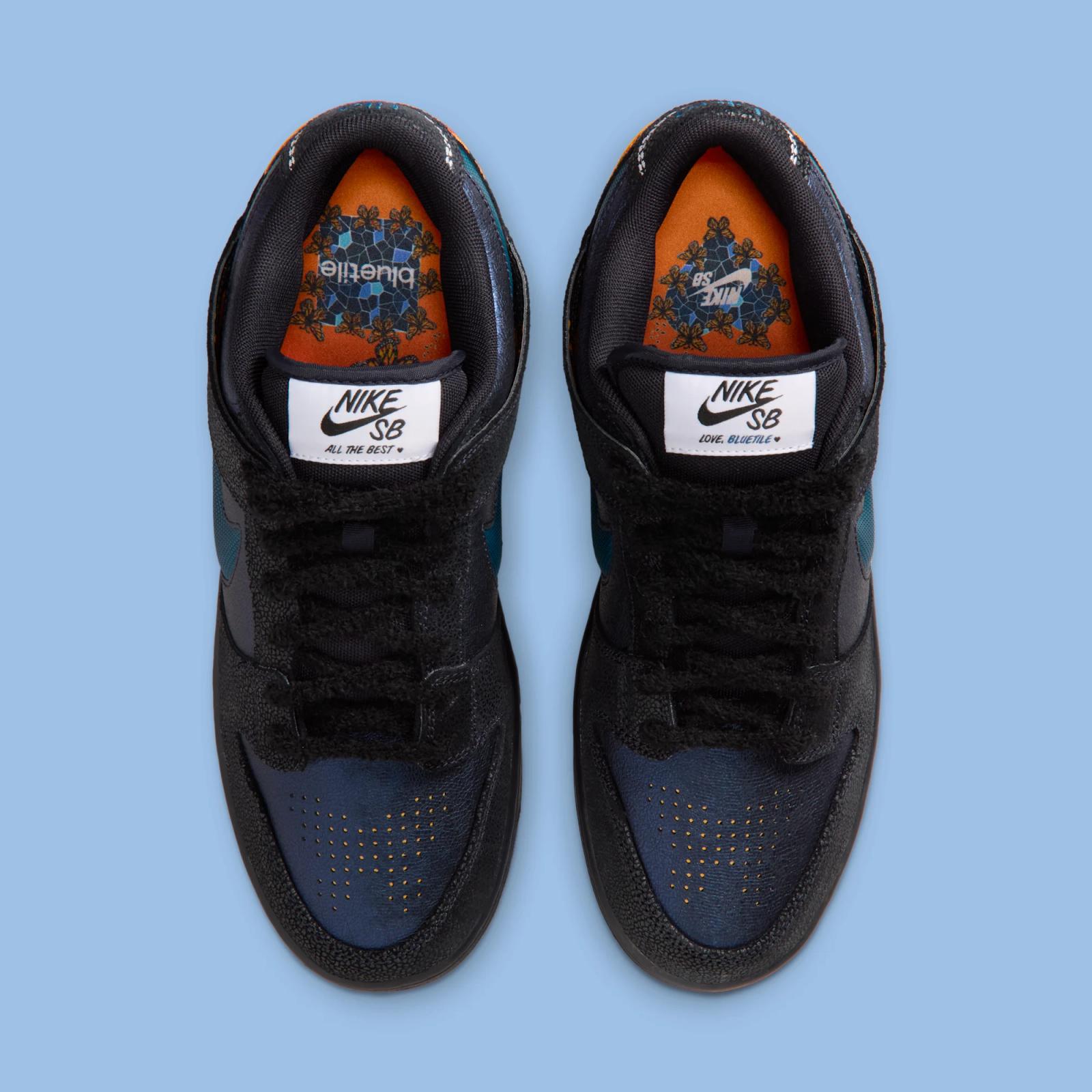Bluetile x Nike SB Dunk Low Pro QS "Black & Marina" drops May 8th, 2026
