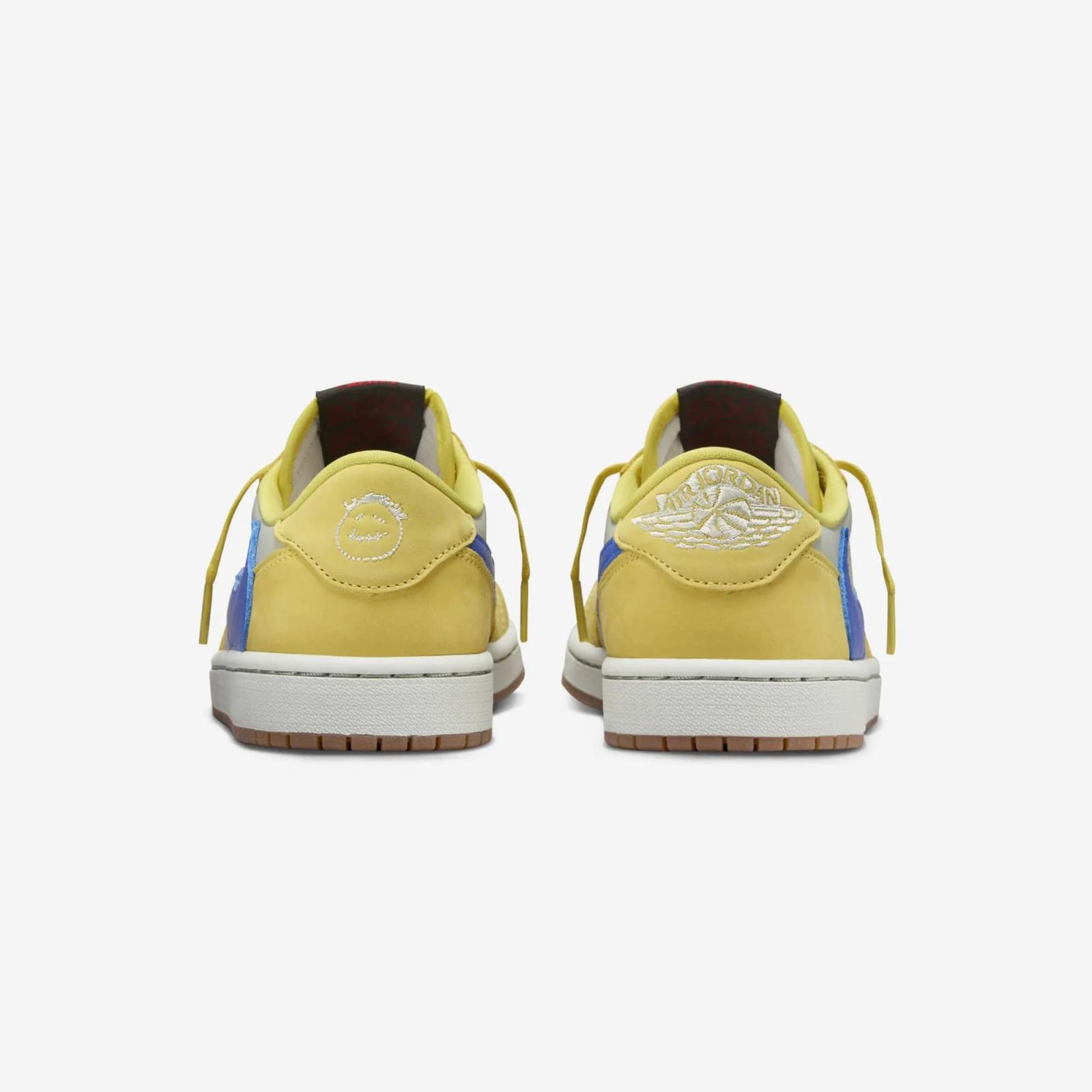 Travis Scott x Air Jordan 1 Low Canary DZ4137-700