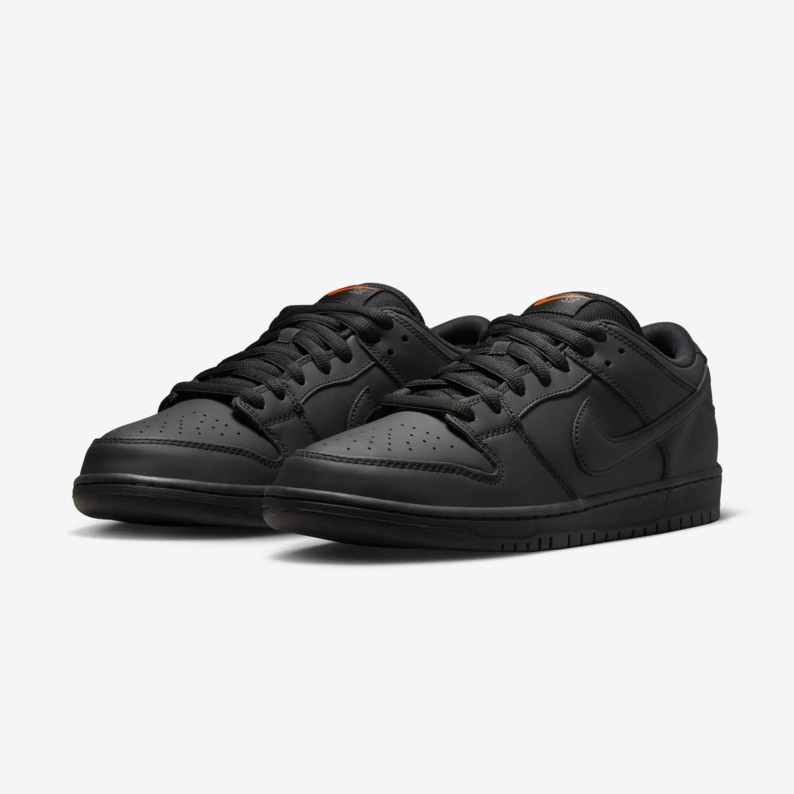 Nike SB Dunk Low Pro ISO Triple Black FJ1674-001