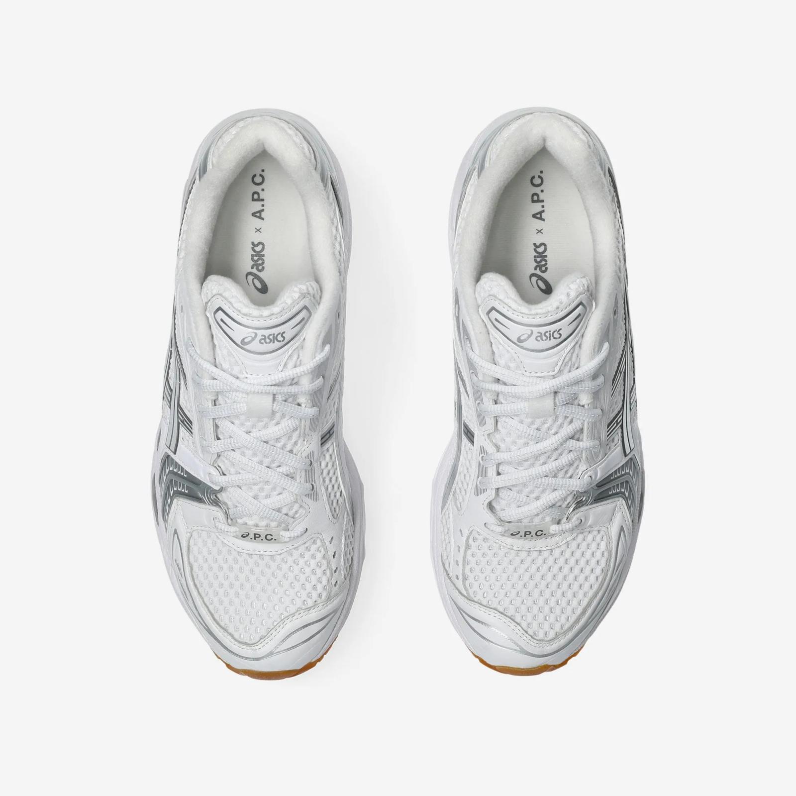 APC x Asics Gel-Kayano 14 White Pure Silver Release Date April 5th 2025 1203A727-100