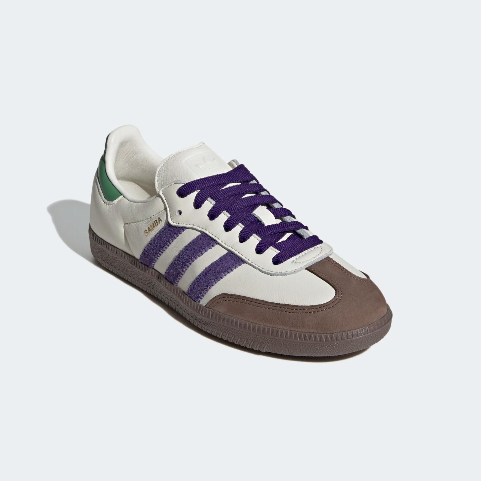 Adidas Samba OG Core Purple Preloved Green ID8349