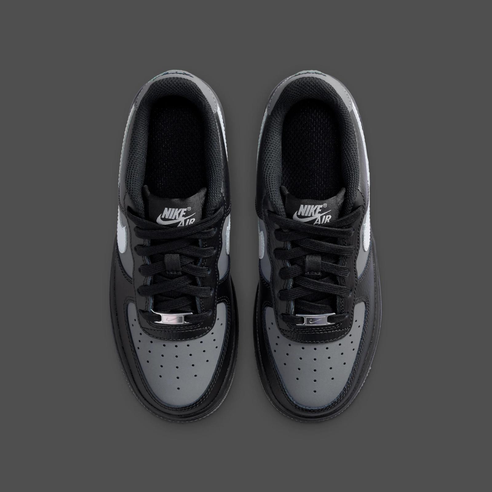 Nike Air Force 1 Low GS "Black & Iron Grey" drops April 1st, 2026