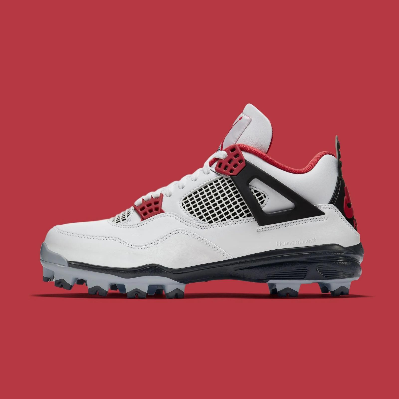 Air Jordan 4 Retro Cleat Fire Red MCS HQ0209-106 TD HQ0207-106 Release Date 2025