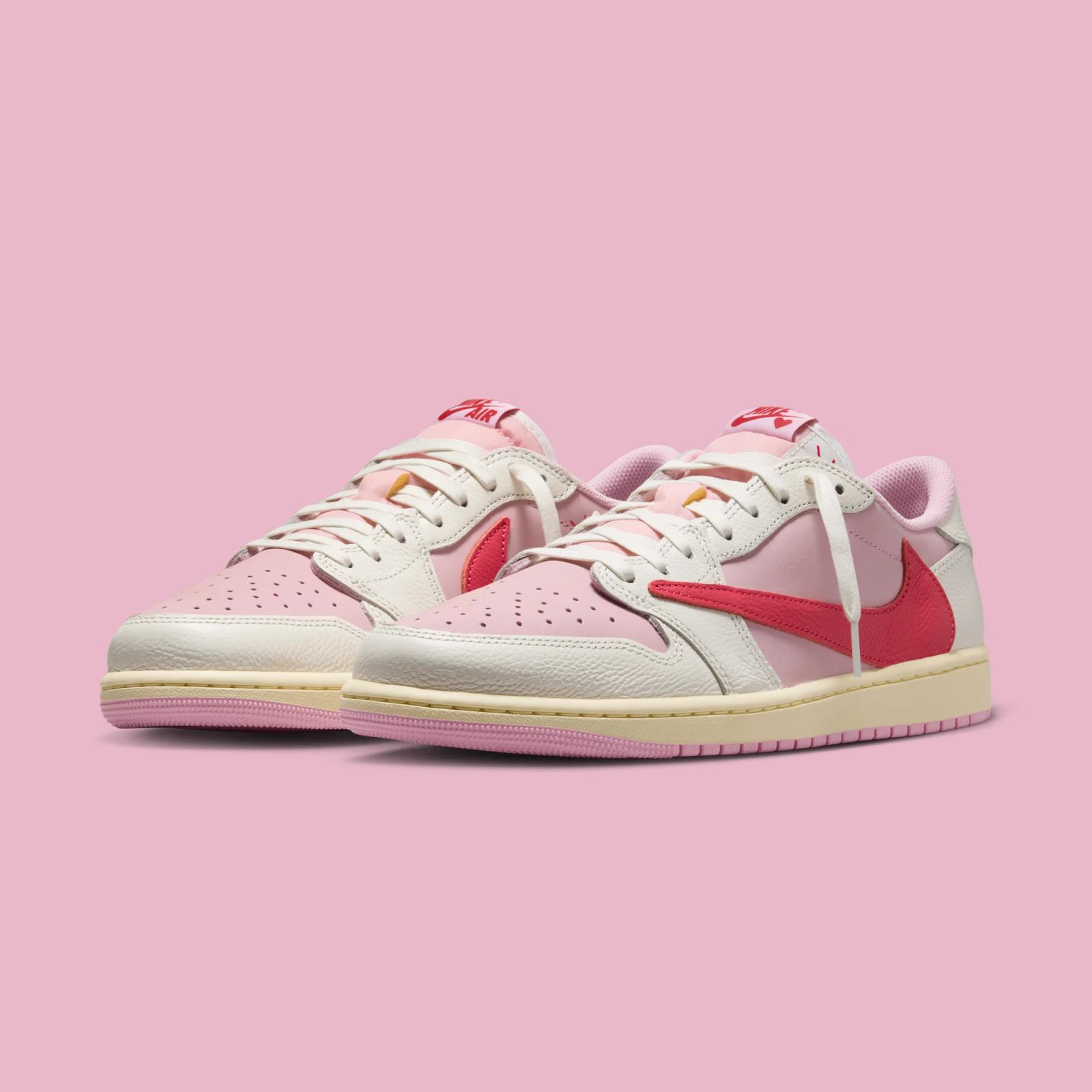 Travis Scott x Air Jordan 1 Retro Low OG “Tropical Pink” drops May 29th, 2026