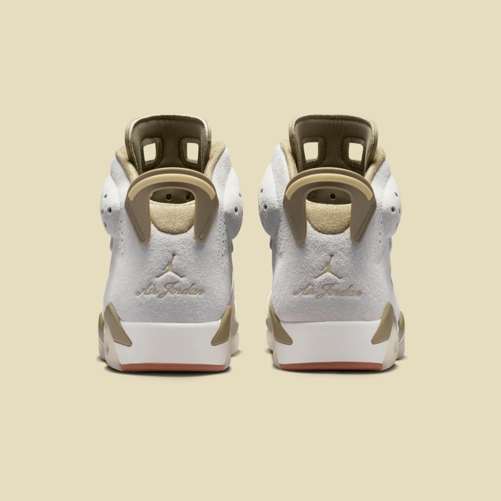 Air Jordan 6 Retro W "Sail & Light Khaki" releasing in 2026
