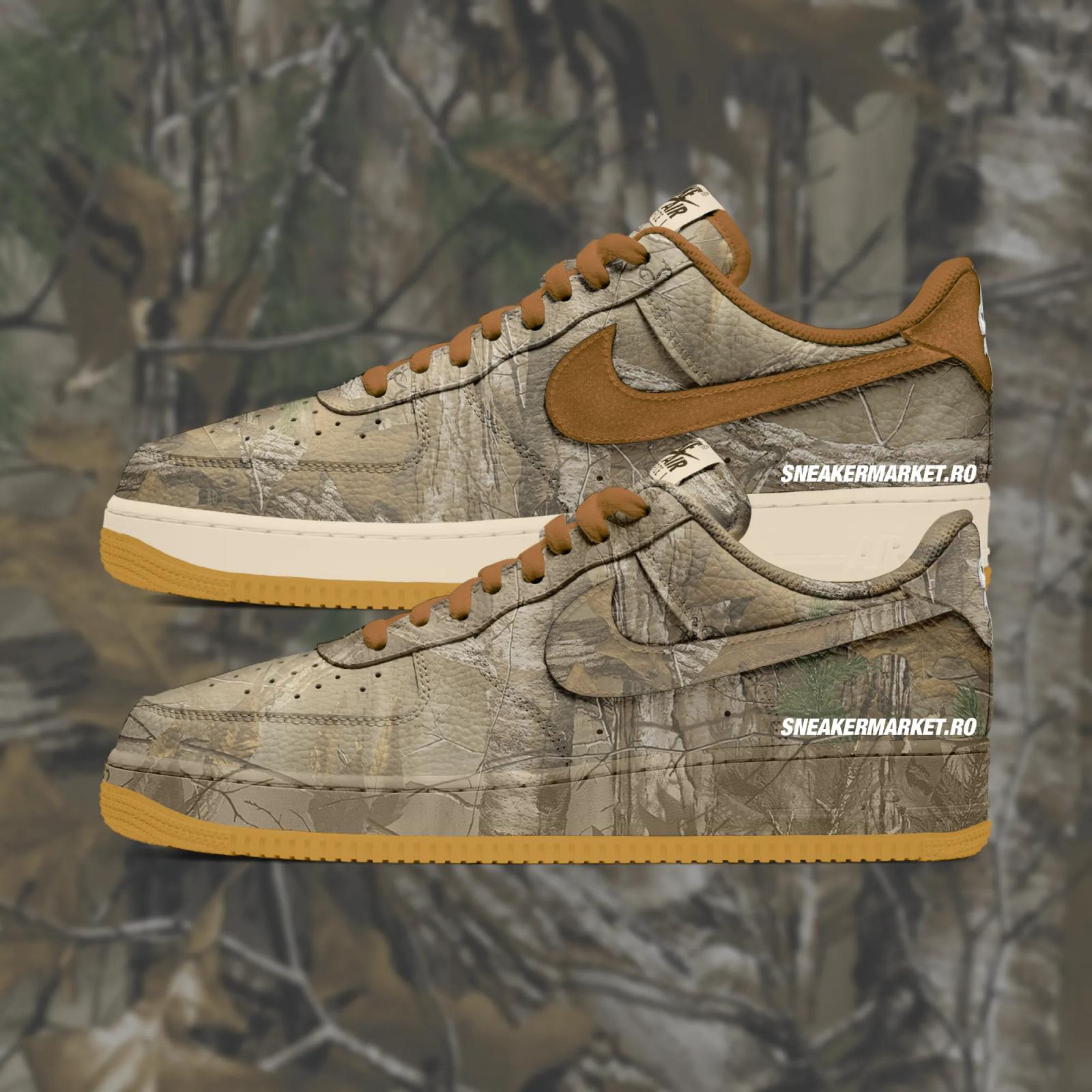 Nike Air Force 1 Low Realtree Brown 2025 Pack IH1221-200 IH1221-900 Release Date