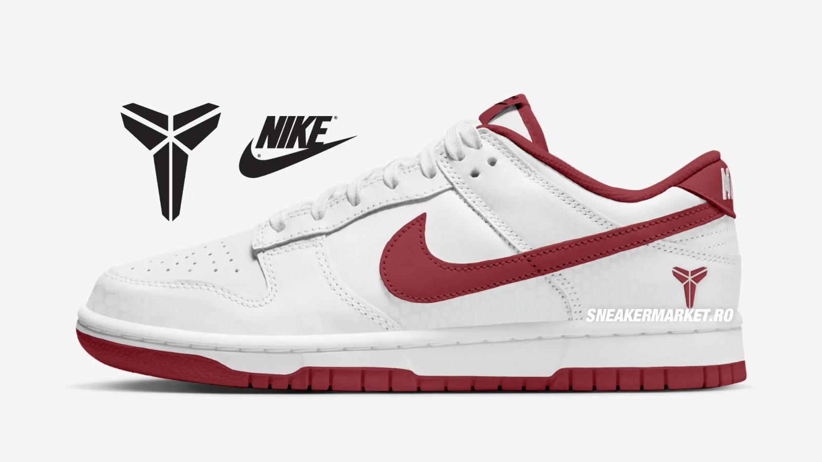 Kobe Bryant x Nike Dunk Low “White / Team Red”