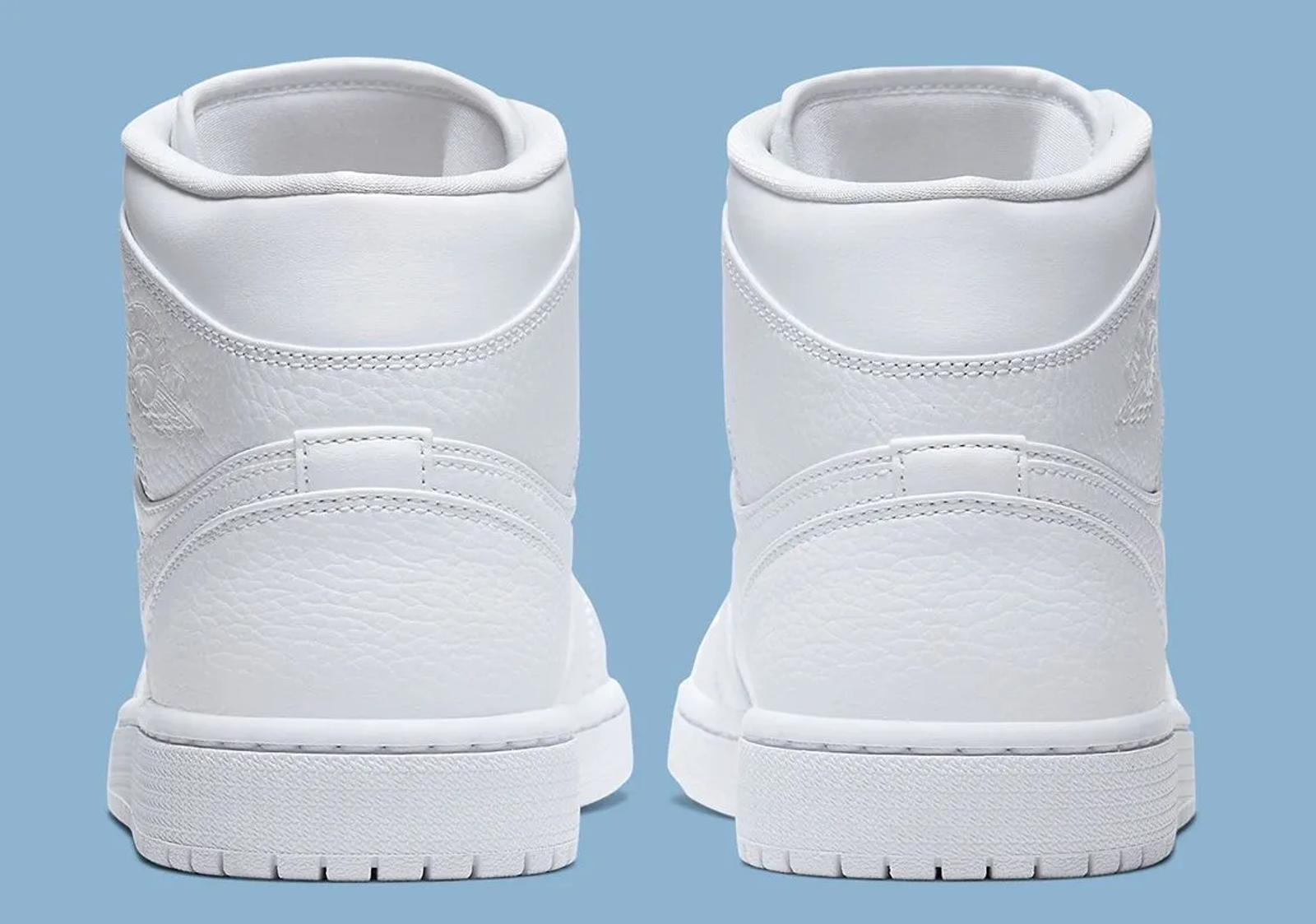 Air Jordan 1 Mid Triple White