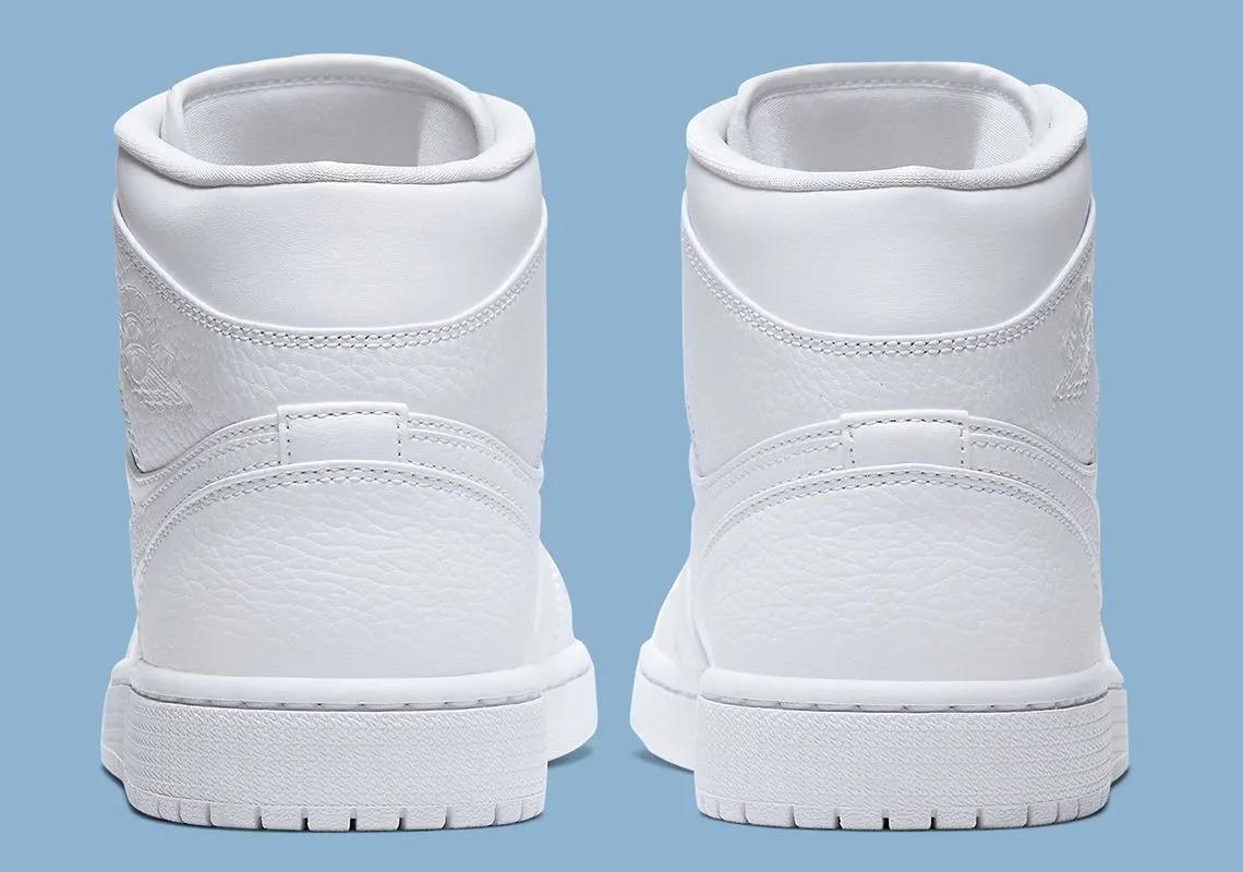 Air Jordan 1 Mid Triple White