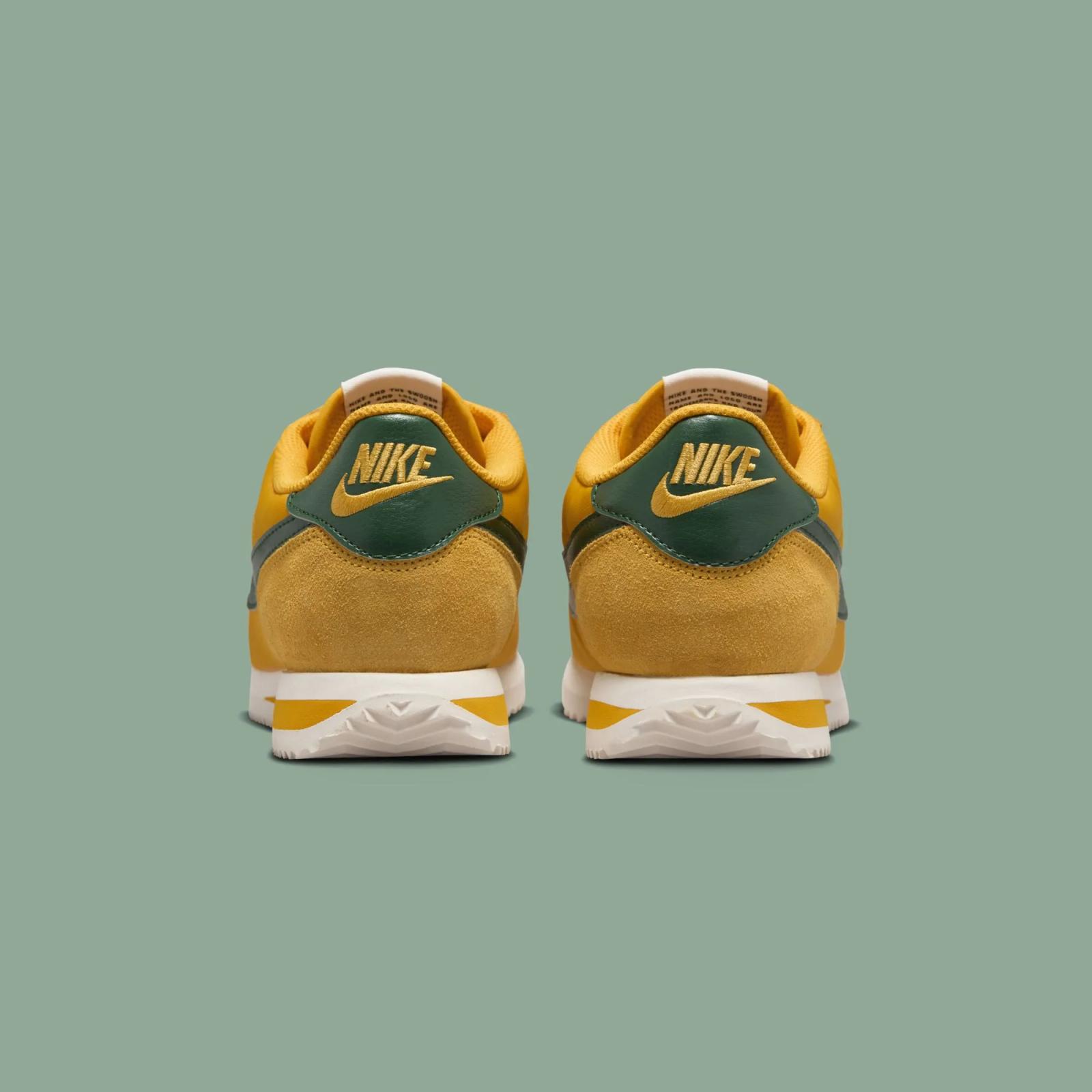 Nike Cortez Textile Yellow Ochre / Gorge Green DZ2795-702