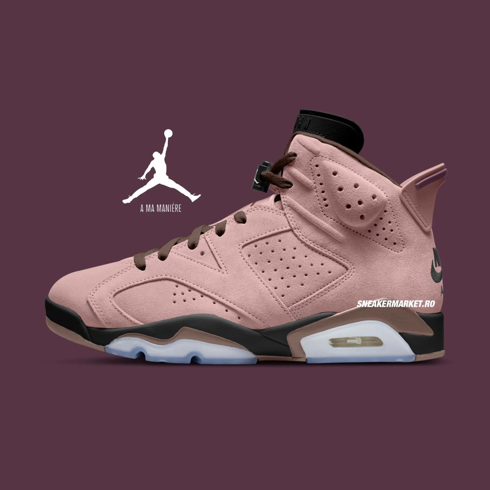 A Ma Maniere x Air Jordan 6 Retro SP Smokey Mauve 2025 Release Date IF3103-200