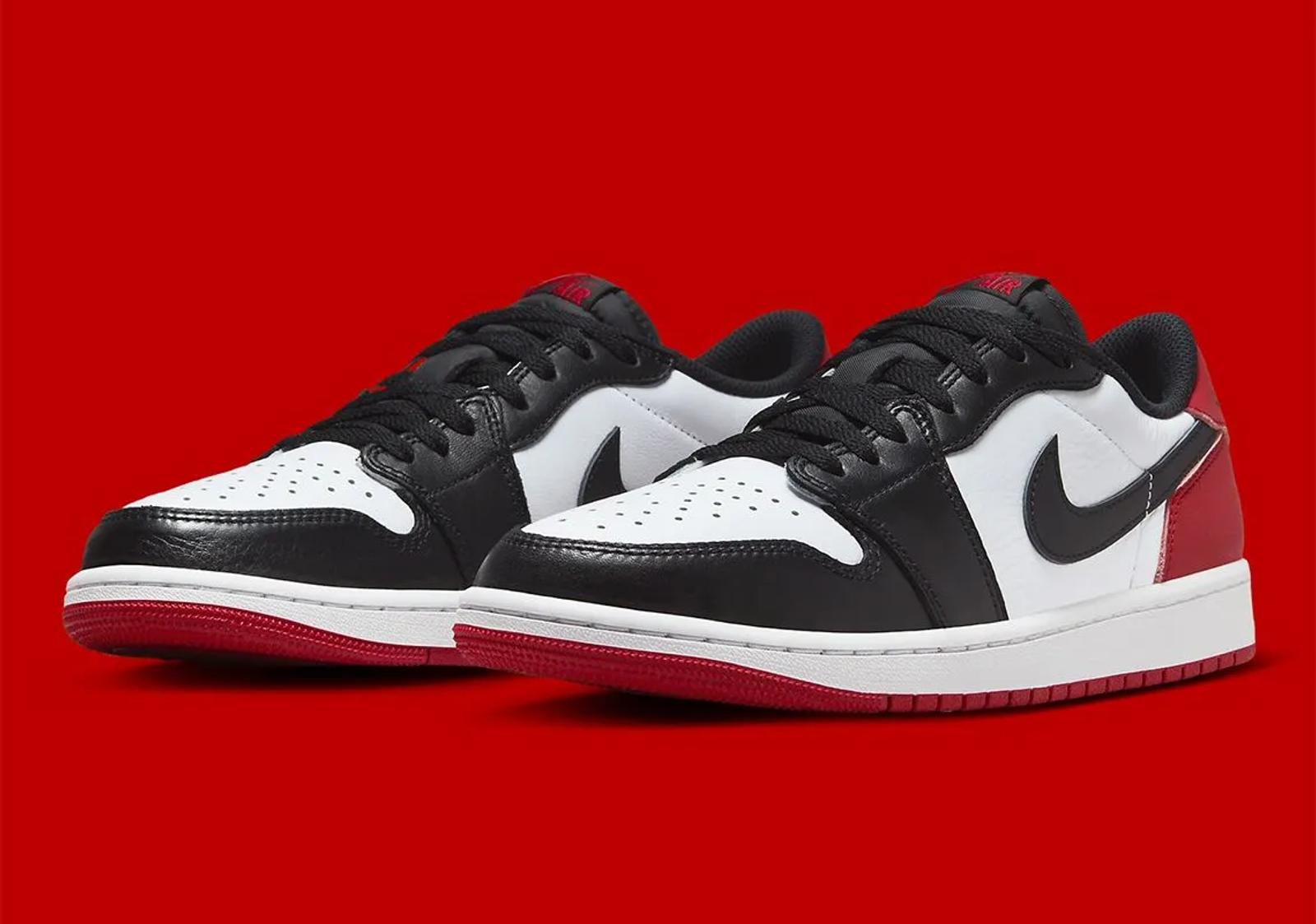 Air Jordan 1 Retro Low Black Toe