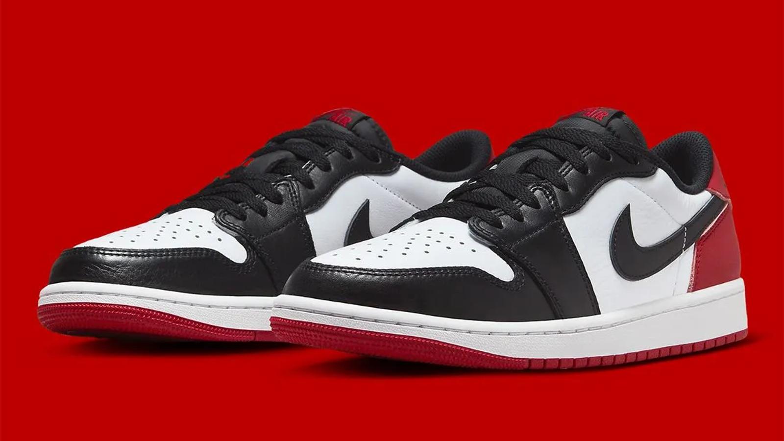 Air Jordan 1 Retro Low Black Toe