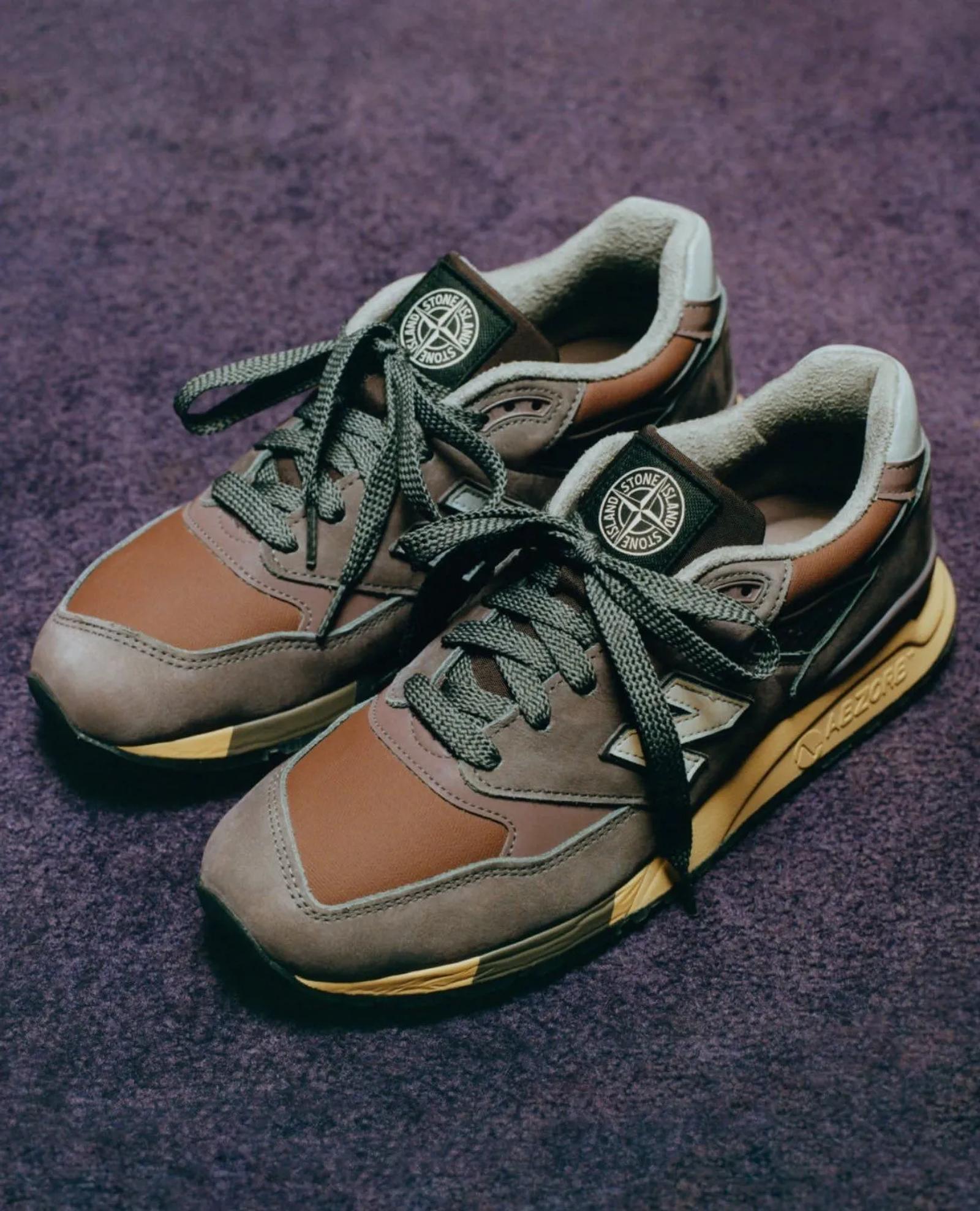 Stone Island x New Balance 998 "Raso Gommato"
