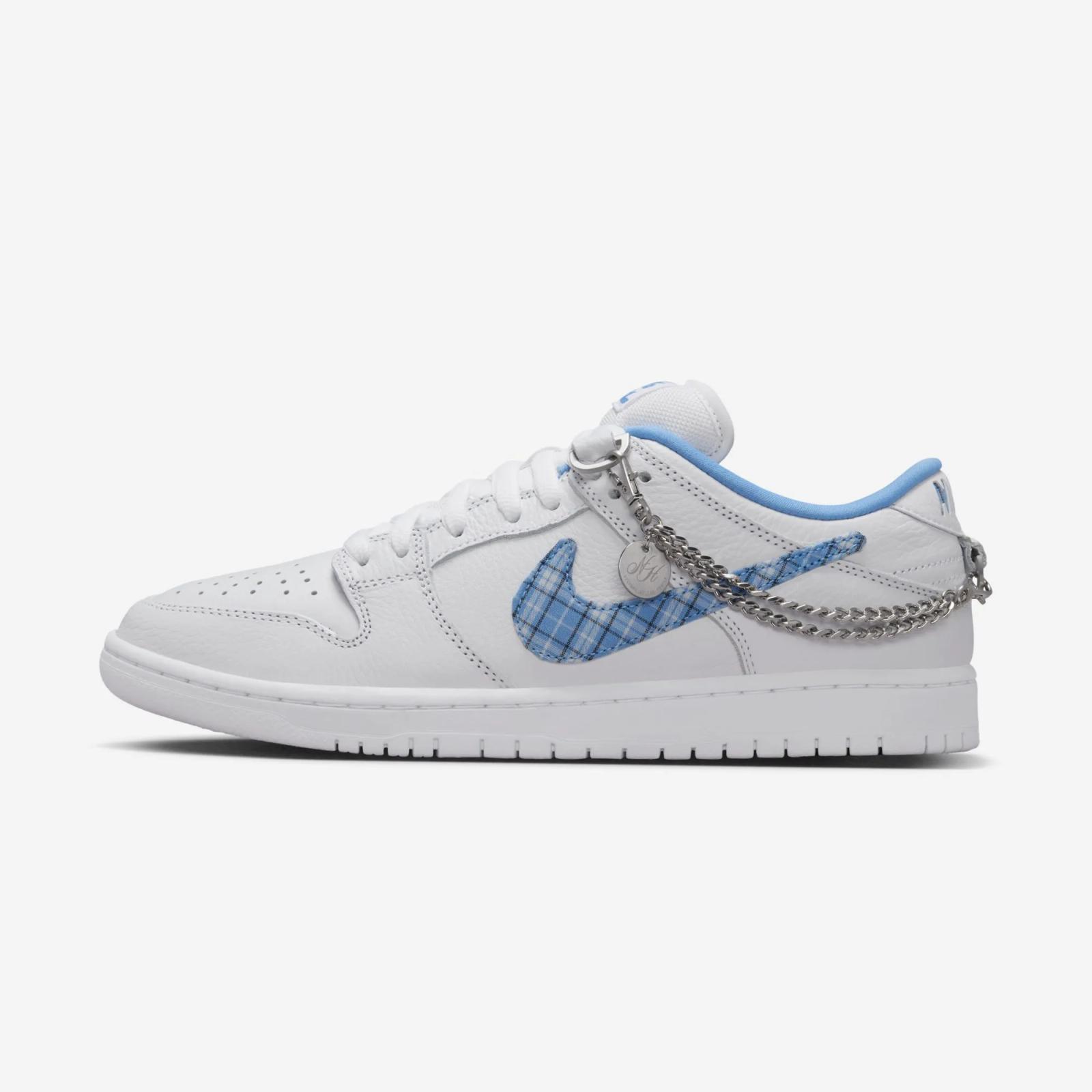 Nicole Hause x Nike SB Dunk Low Pro White University Blue