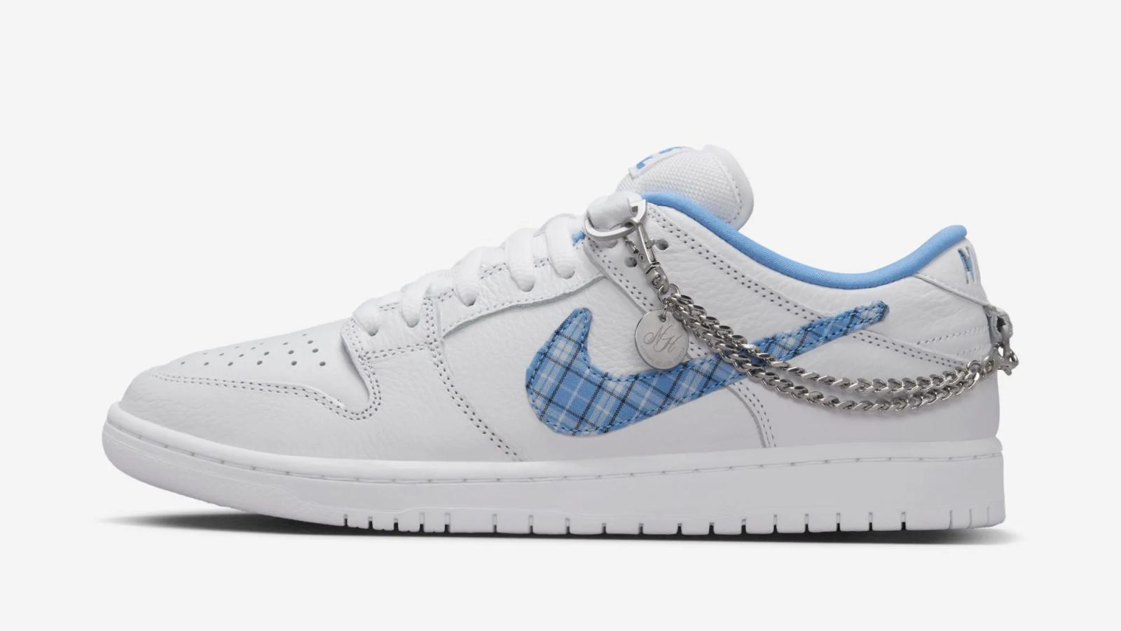 Nicole Hause x Nike SB Dunk Low Pro White University Blue