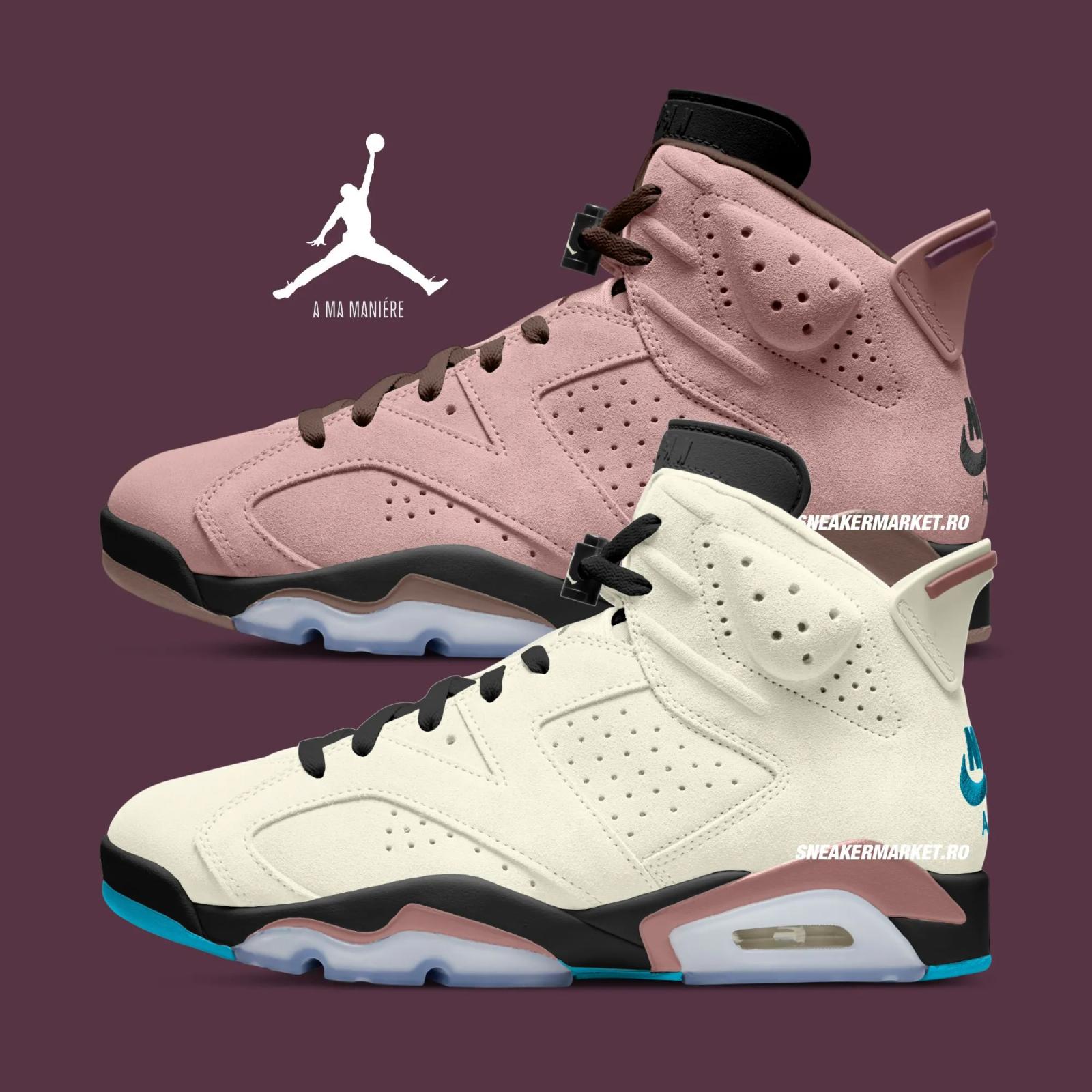 A Ma Maniere x Air Jordan 6 Retro SP Smokey Mauve IF3103-200 Sail / Black IF3103-100 Release Date 2025