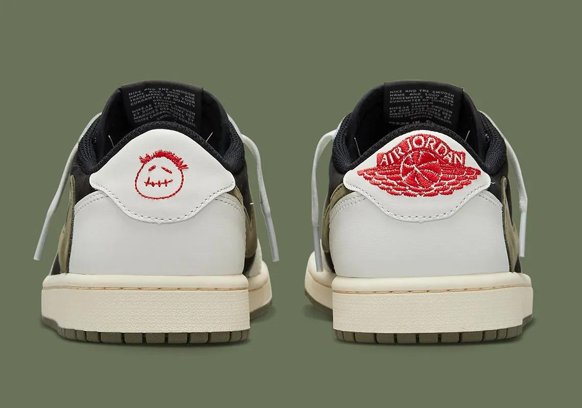 Air Jordan x Travis Scott 1 Low Medium Olive