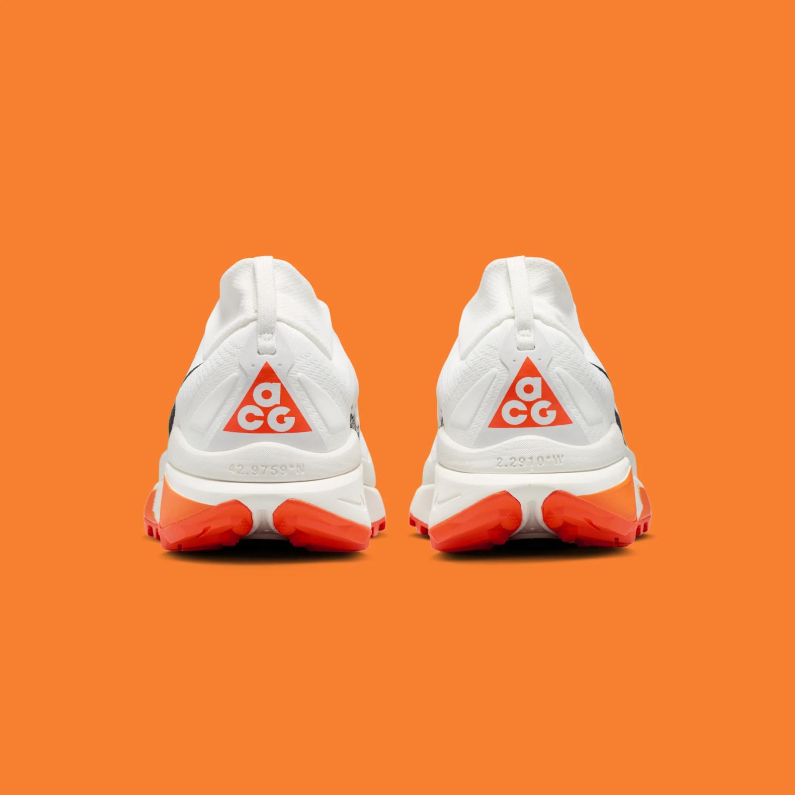 Nike ACG Zegama Trail "Summit White & Safety Orange" drops April 30th, 2026