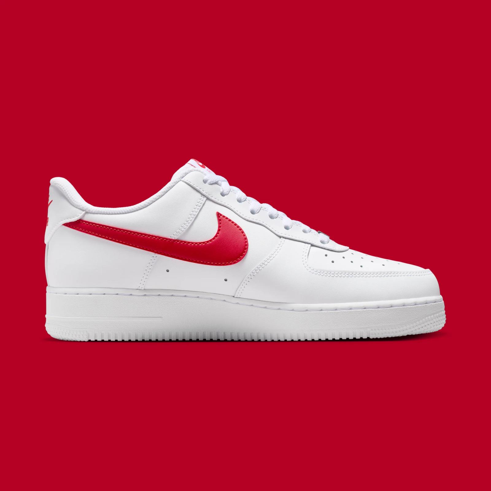 Nike Air Force 1 Low "White & University Red" drops in 2026