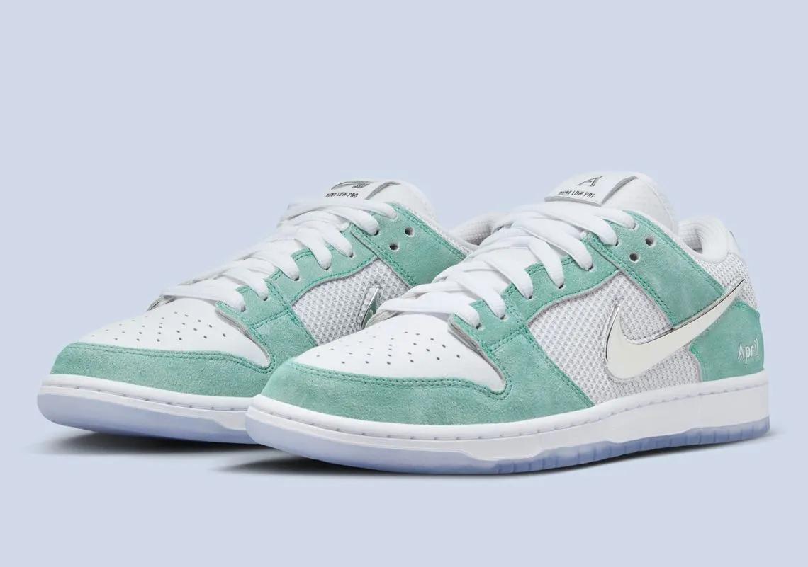 April Skateboards x Nike SB Dunk Low Pro Turbo Green Release