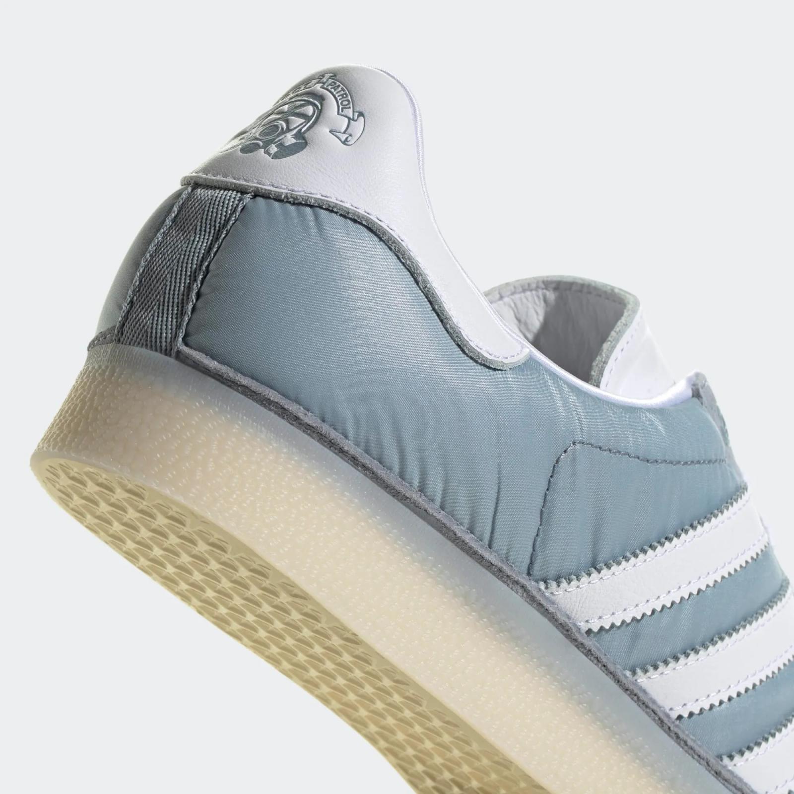 Footpatrol x Adidas Gazelle Light Grey IG4524