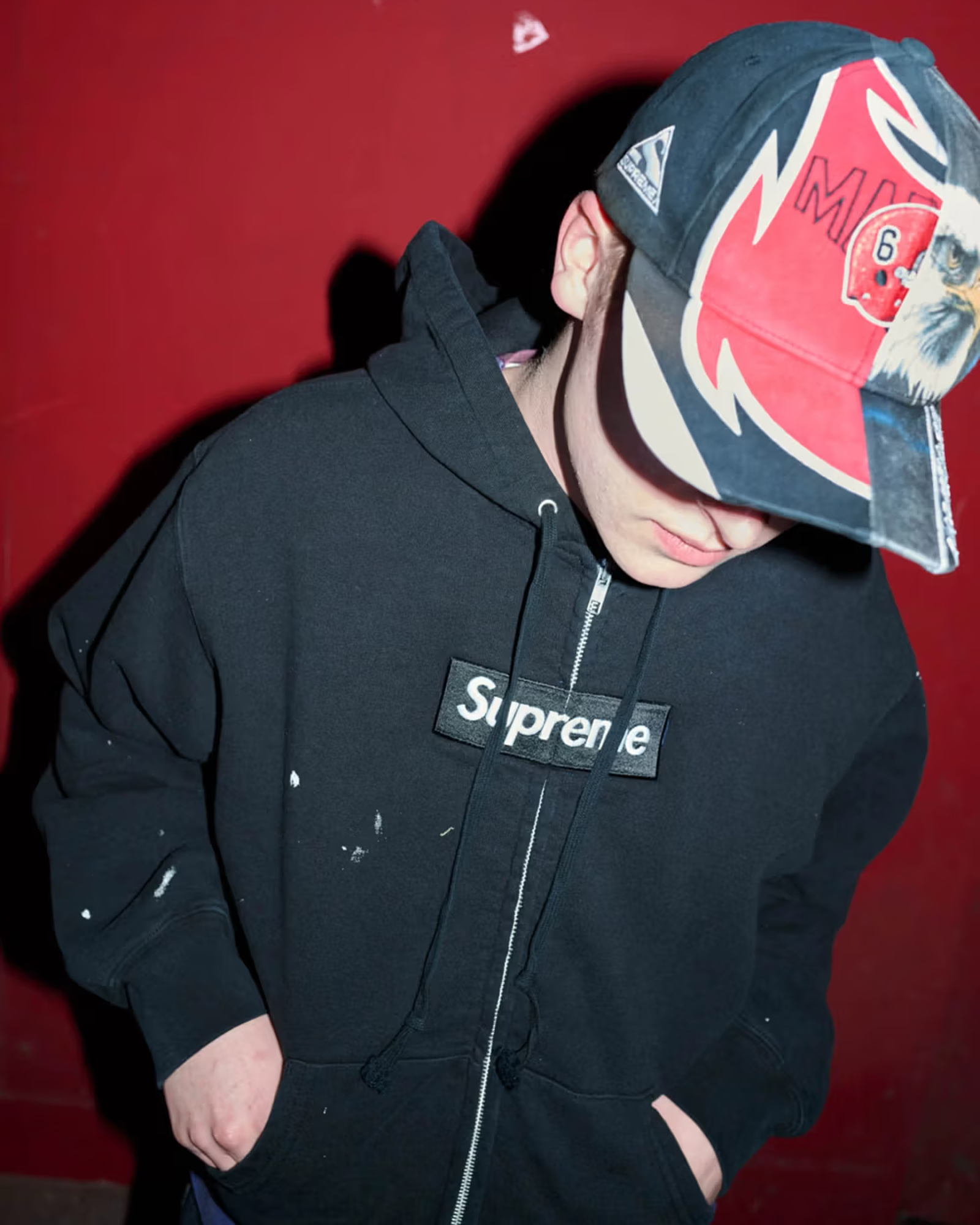 Supreme x Maison Margiela MM6 Zip-Up Box Logo Hoodie releases March 19th, 2026