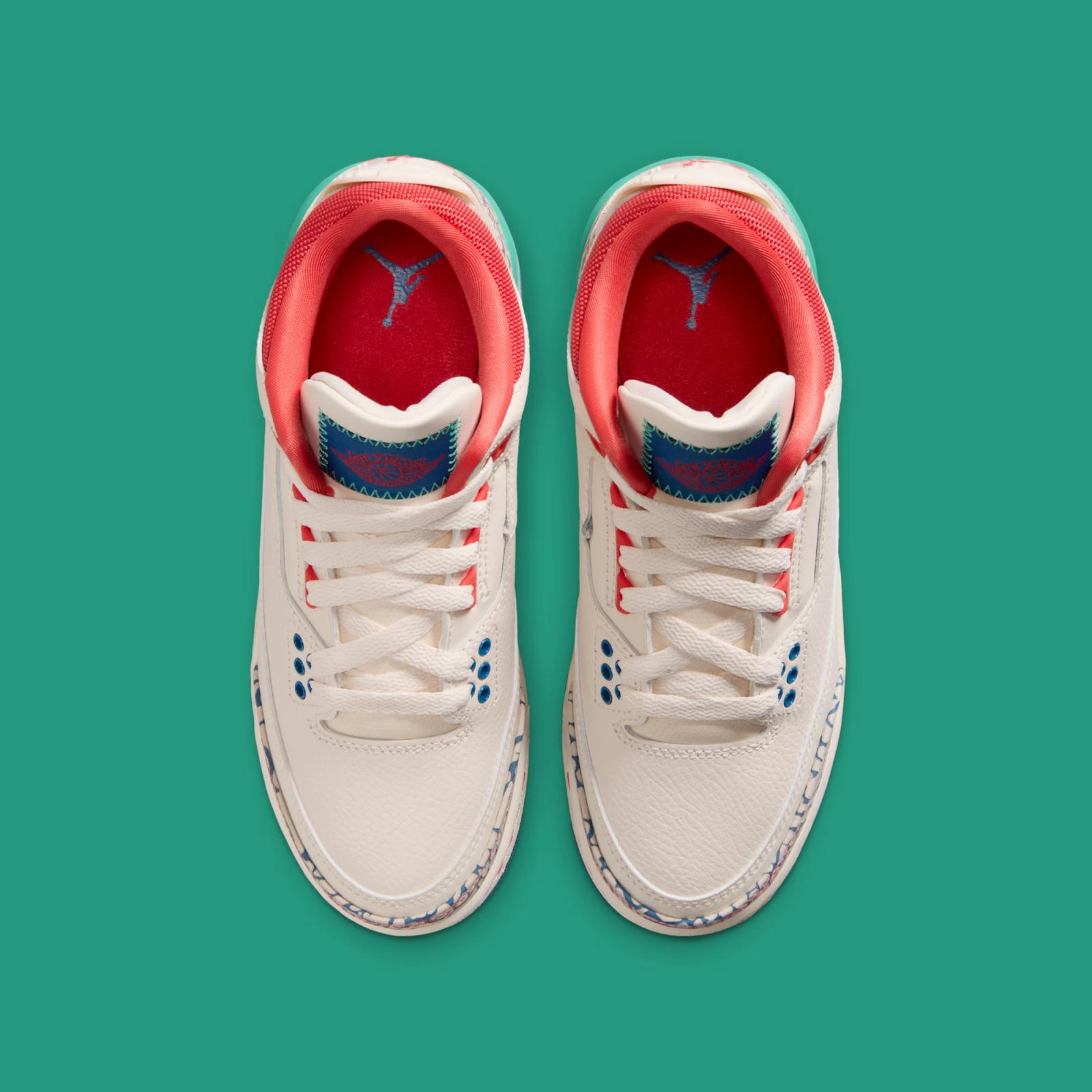 Air Jordan 3 Retro GS “Chalk & Track Red” dropping in 2026