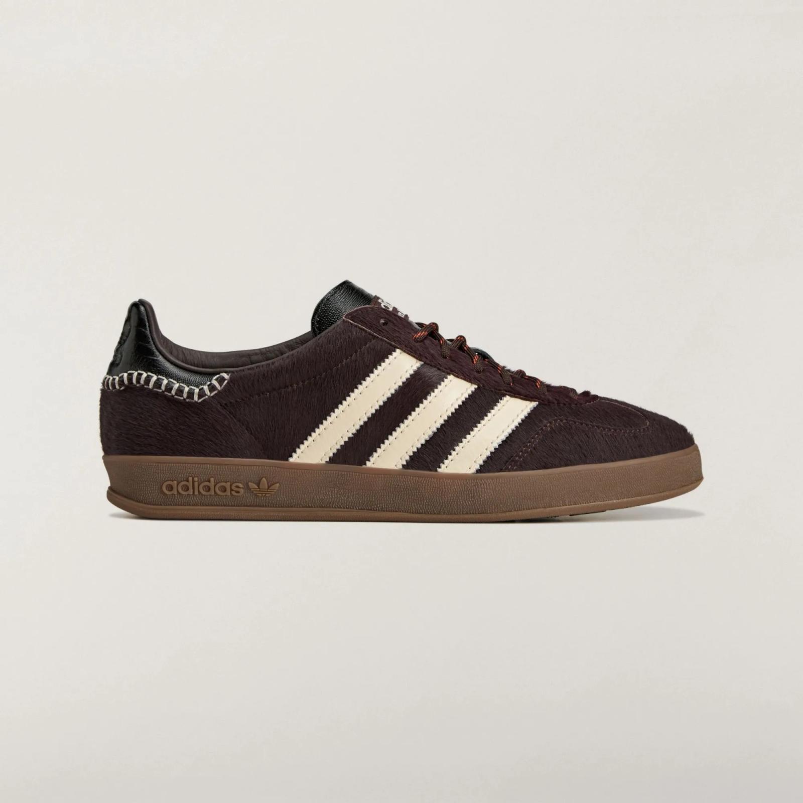 Wales Bonner x adidas Gazelle Indoor "Pony" drops April 17th, 2026