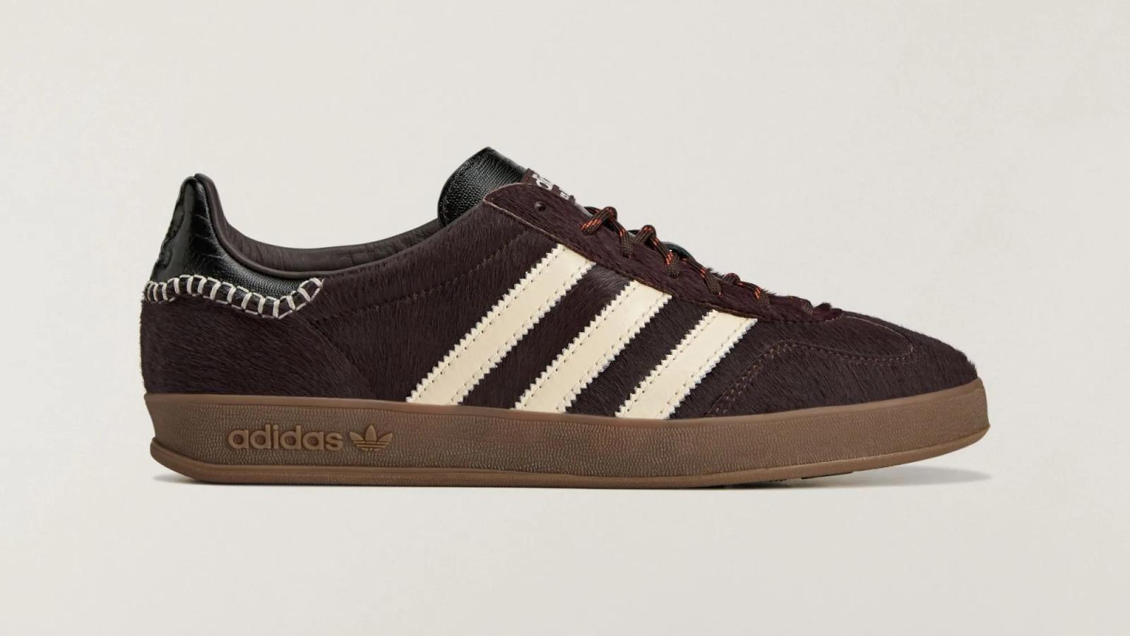 Wales Bonner x adidas Gazelle Indoor "Pony" drops April 17th, 2026
